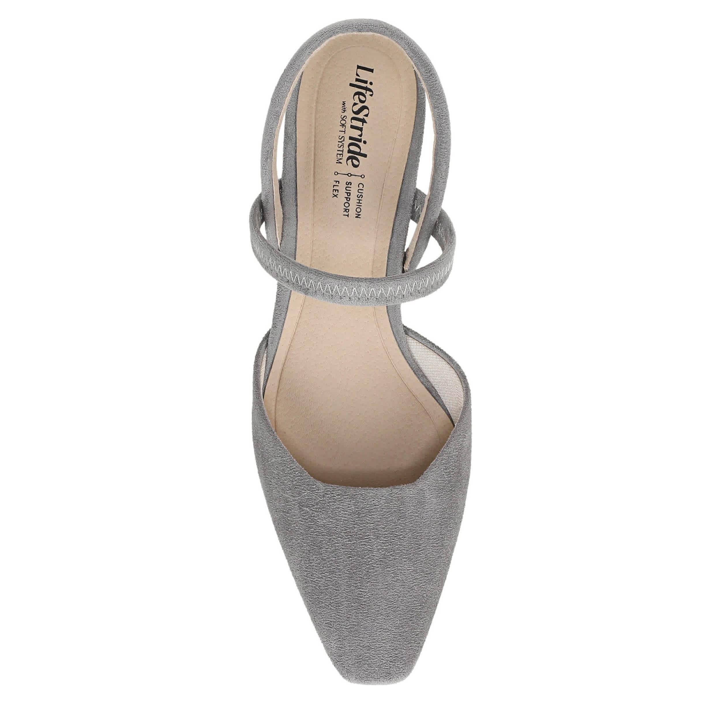 LIFESTRIDE-WOMENS LAINEY PUMP-GREY & 