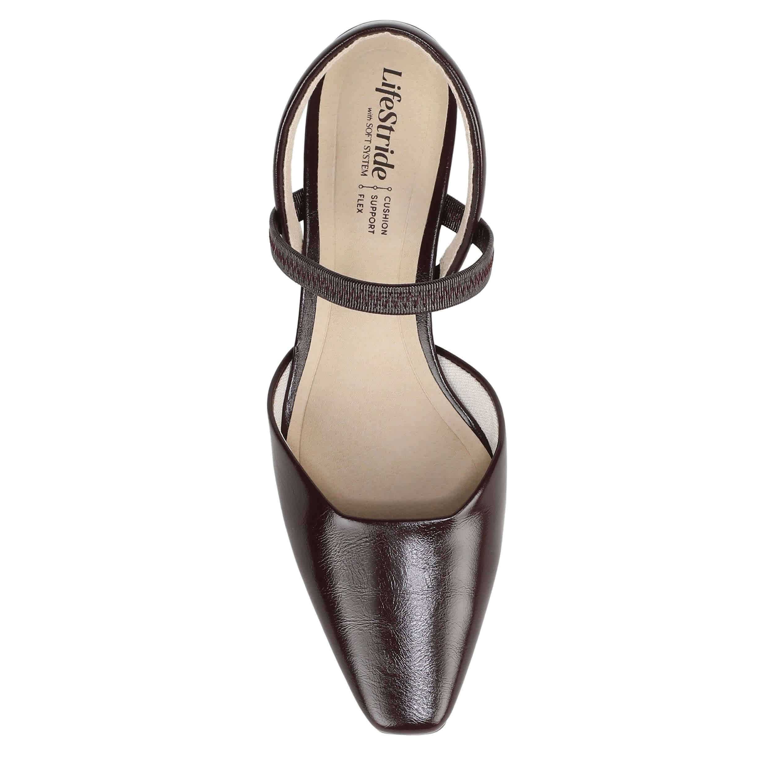 LIFESTRIDE-WOMENS LAINEY PUMP-CHOCOLATE & 