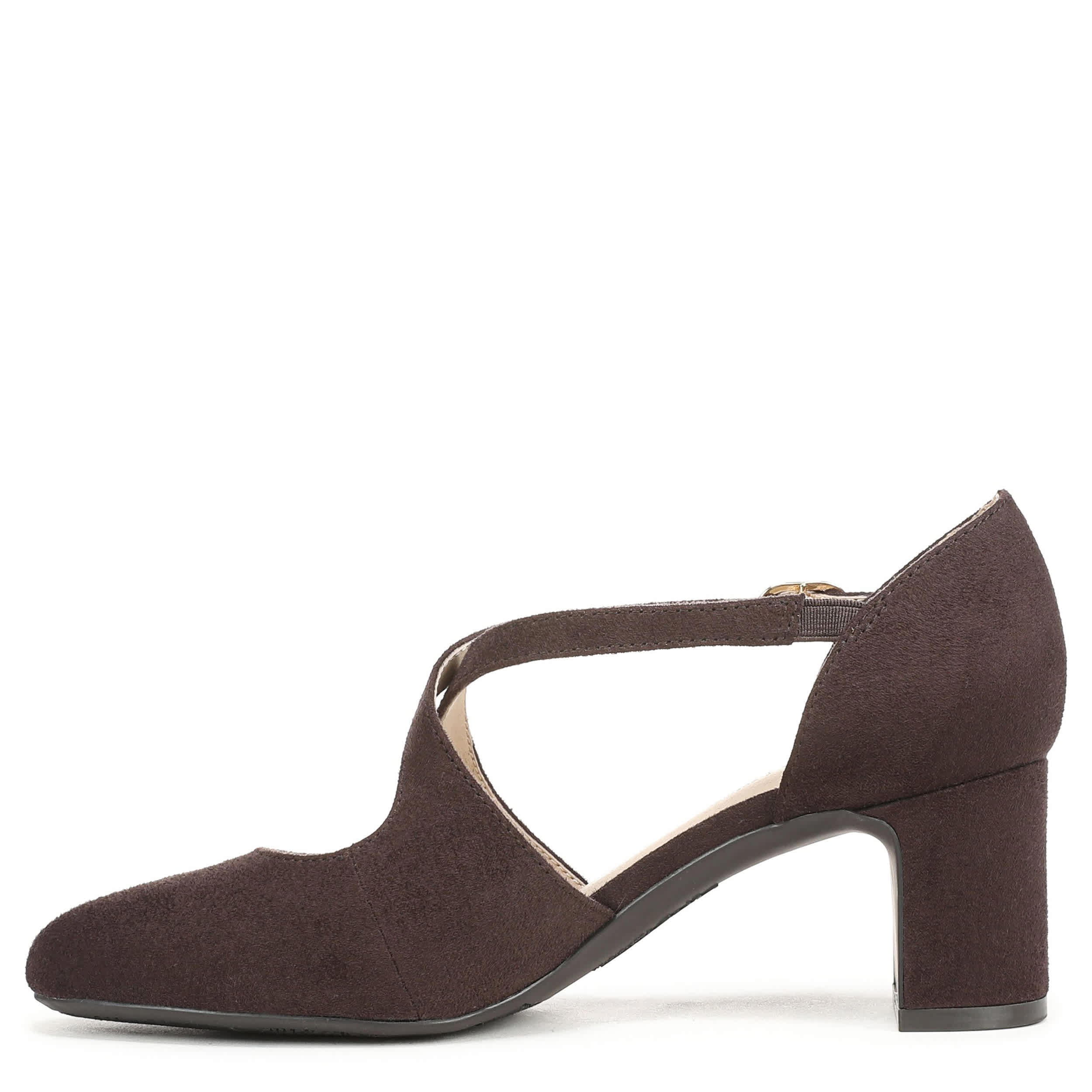 LIFESTRIDE-WOMENS TRACY PUMP-DARK BROWN & 