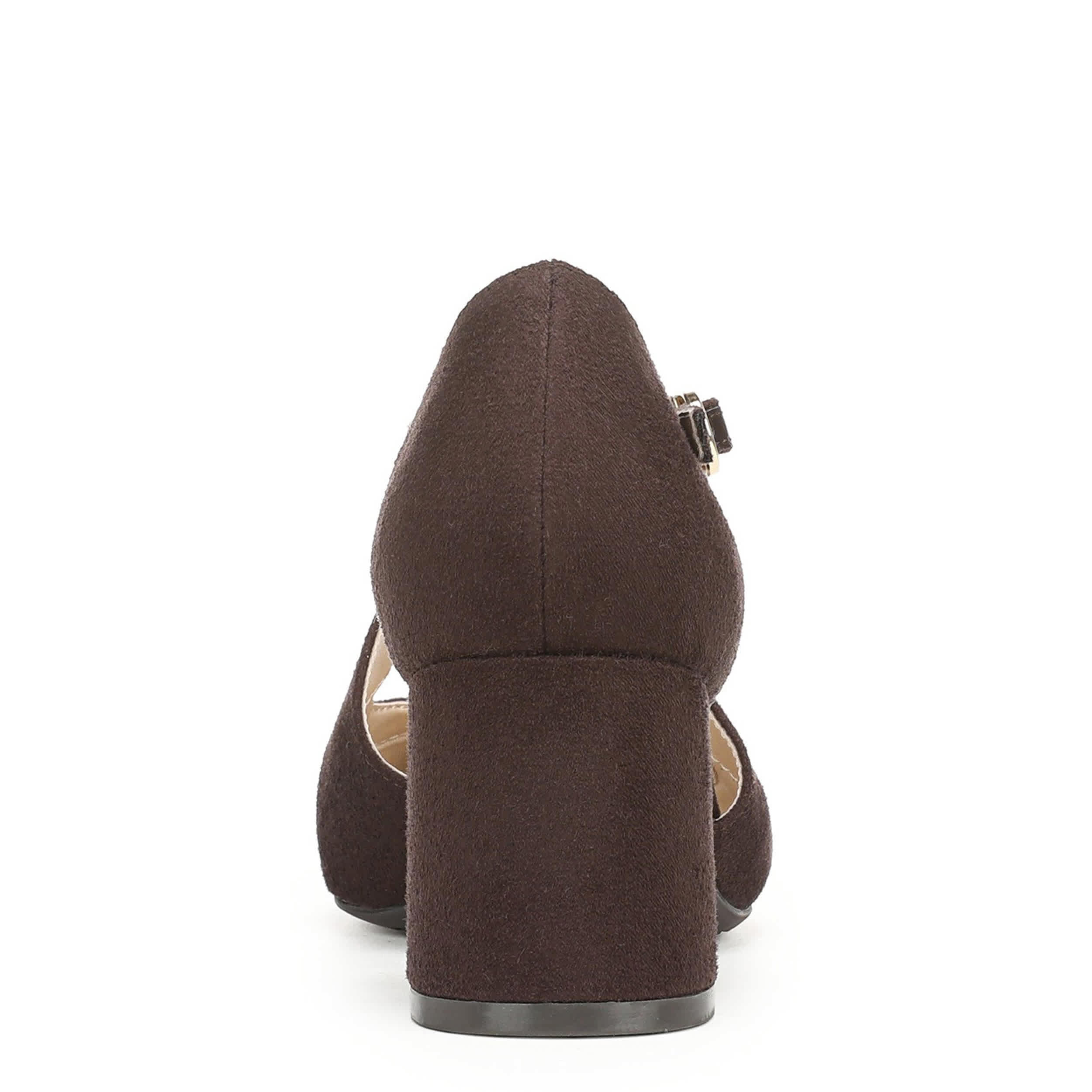 LIFESTRIDE-WOMENS TRACY PUMP-DARK BROWN & 