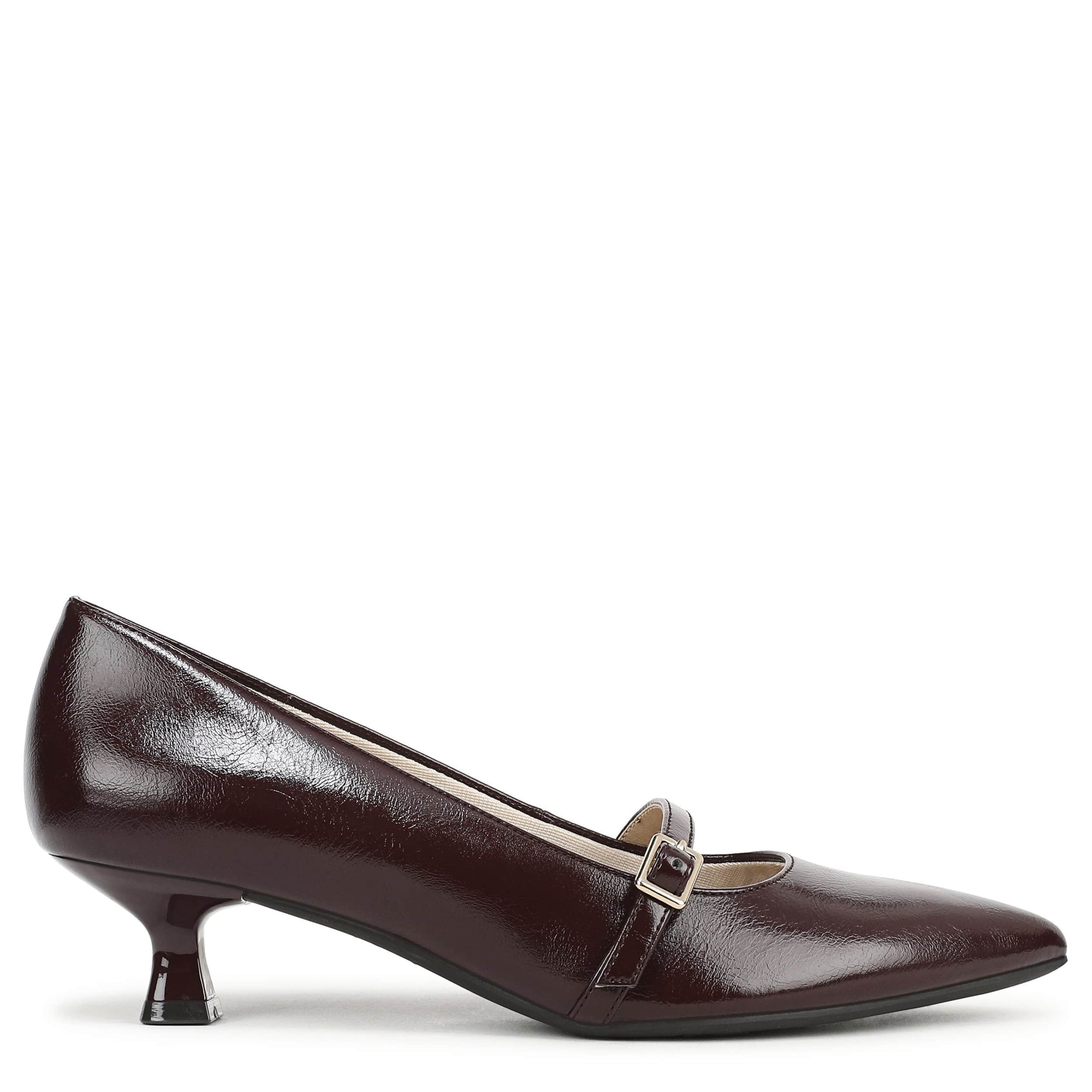 LIFESTRIDE-WOMENS MADELYN PUMP-CORDOVAN & 