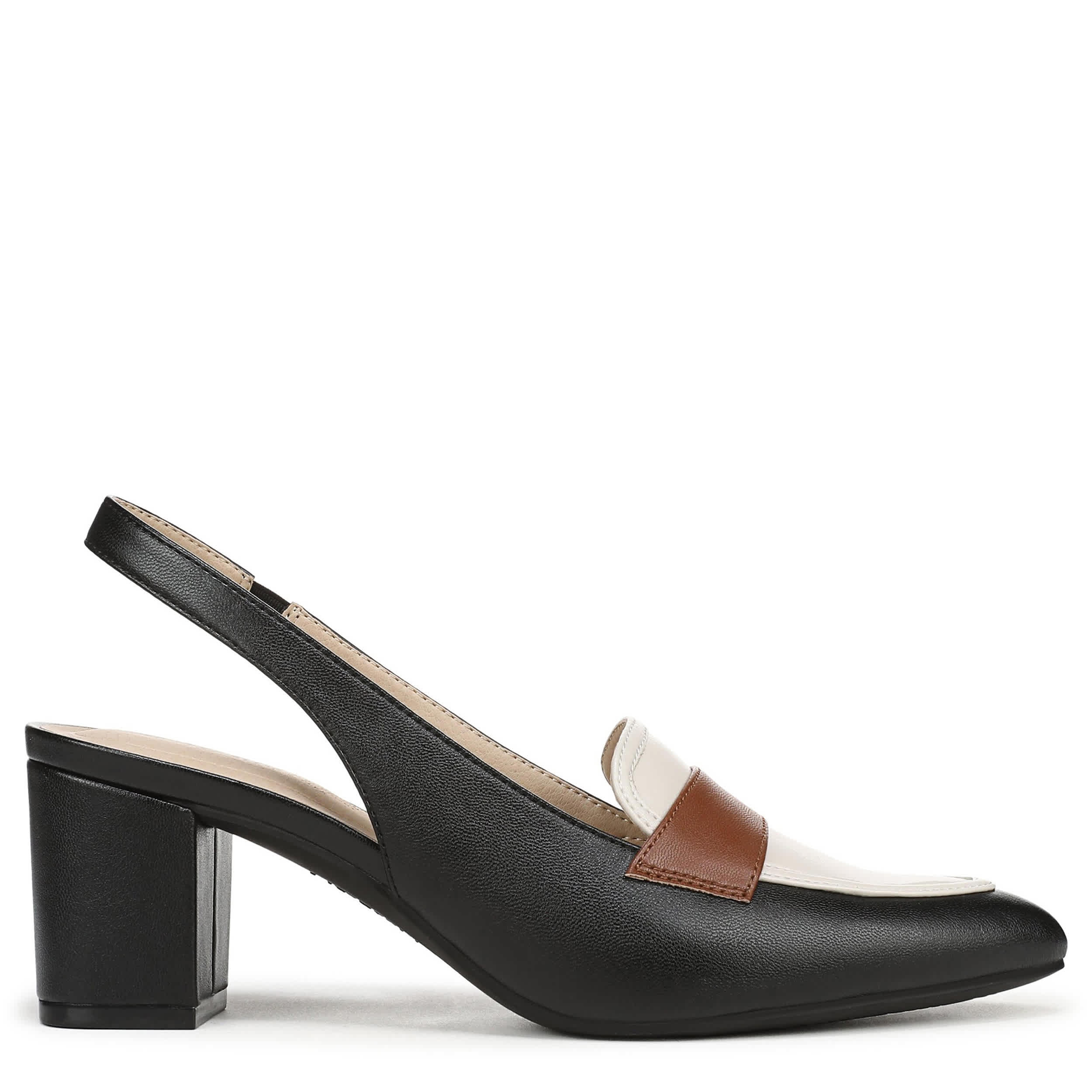 LIFESTRIDE-WOMENS ANGEL PUMP-BLACK & BONE