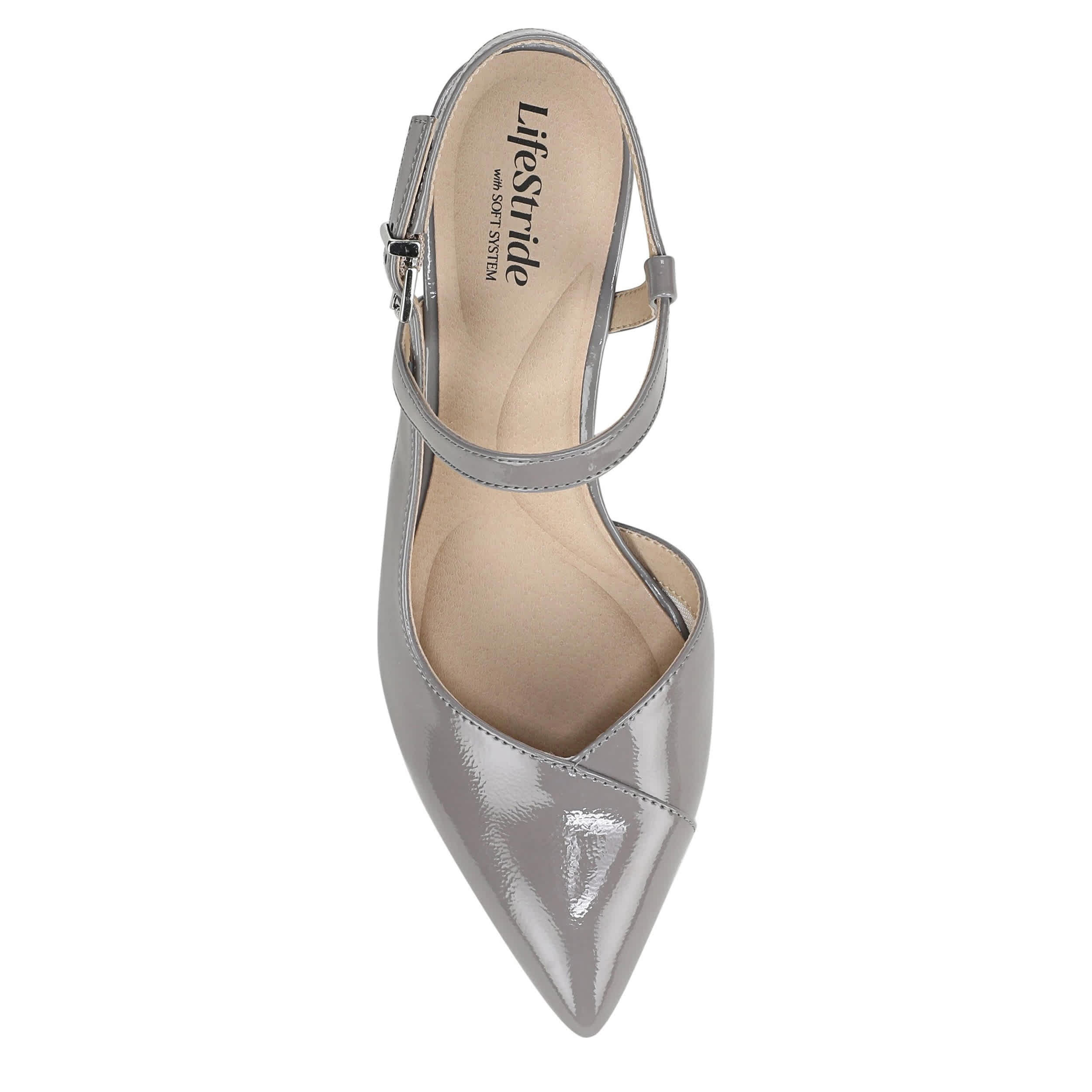 LIFESTRIDE-WOMENS RAELYNN PUMP-GREY & 