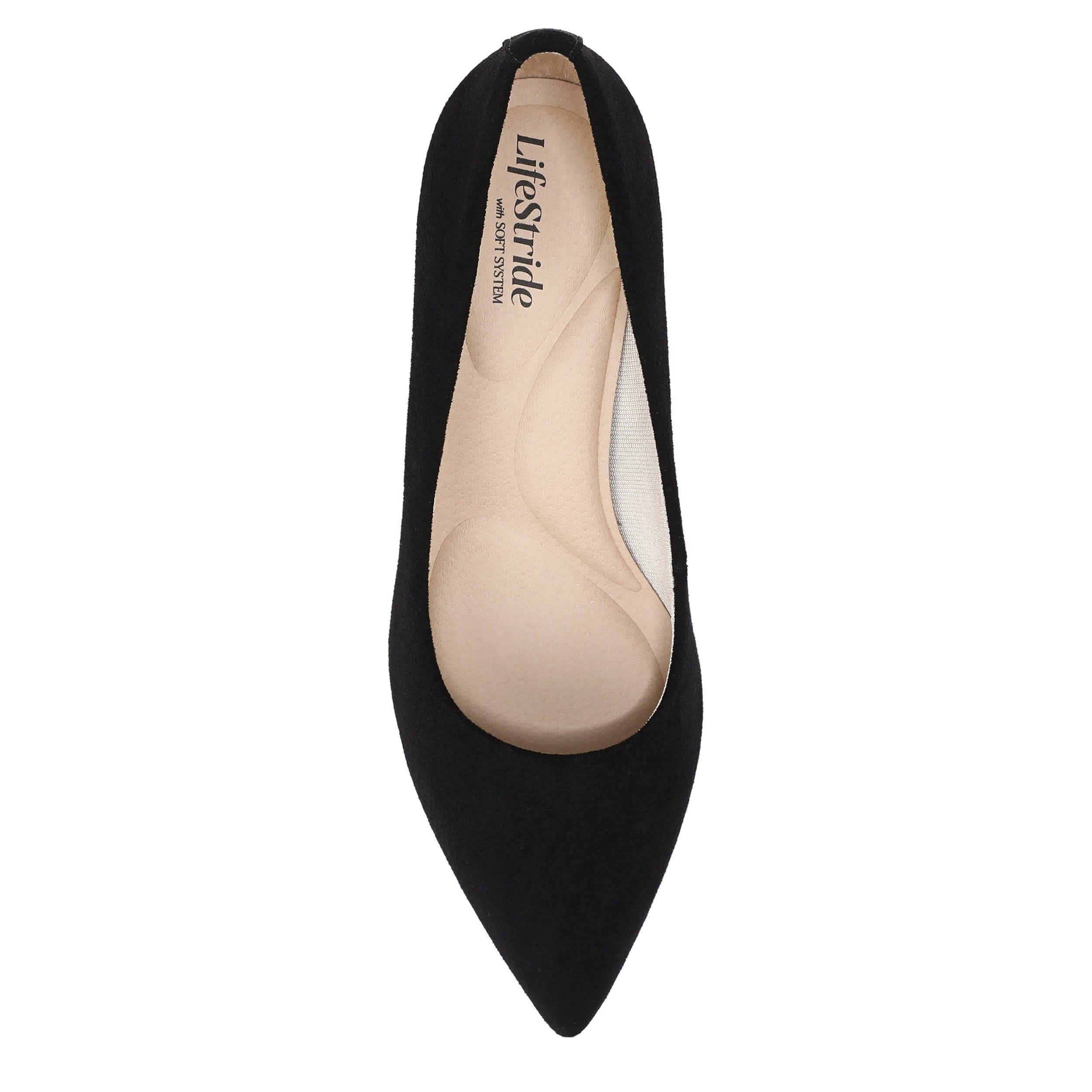 LIFESTRIDE-WOMENS REBECCA PUMP-BLACK & 