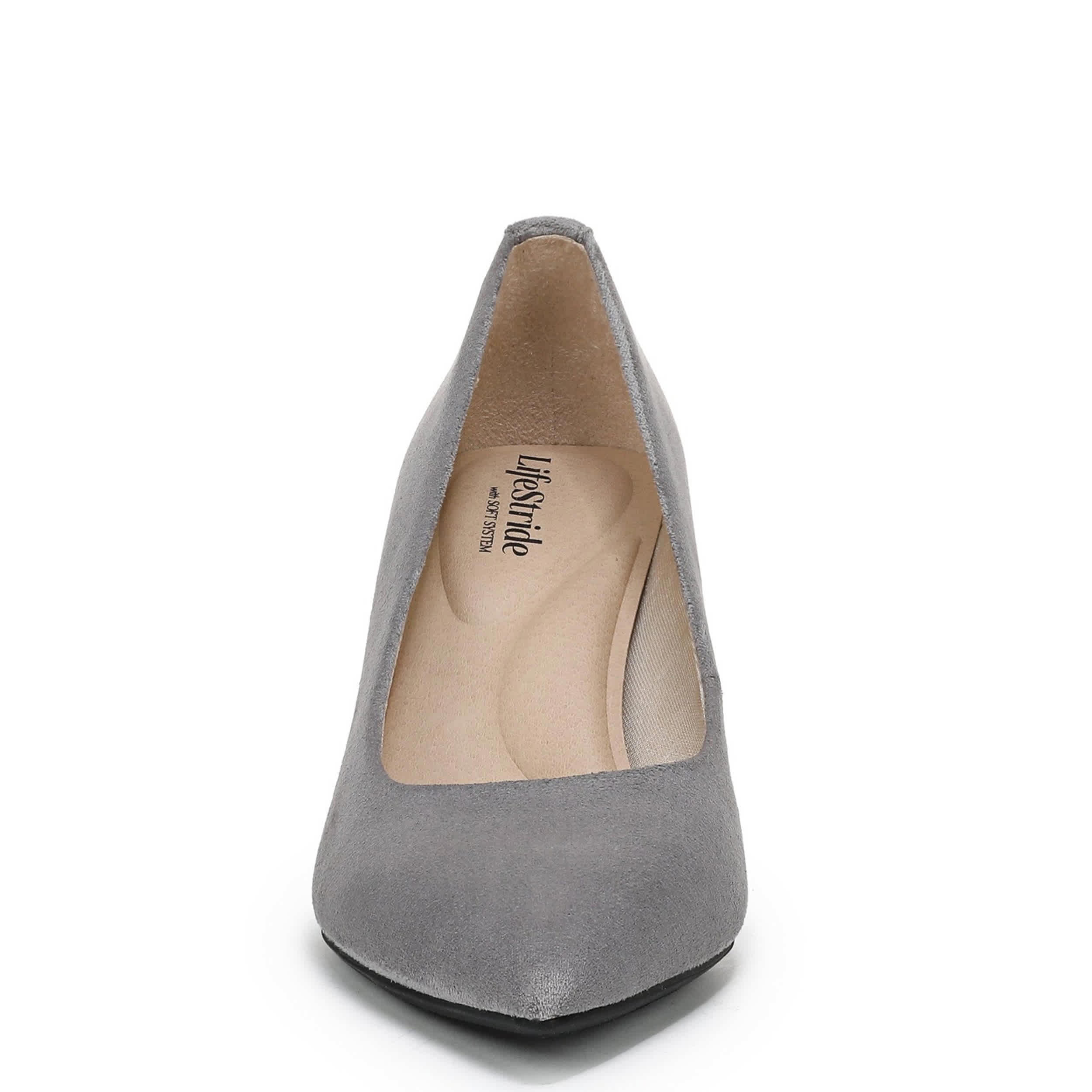 LIFESTRIDE-WOMENS REBECCA PUMP-GREY & 
