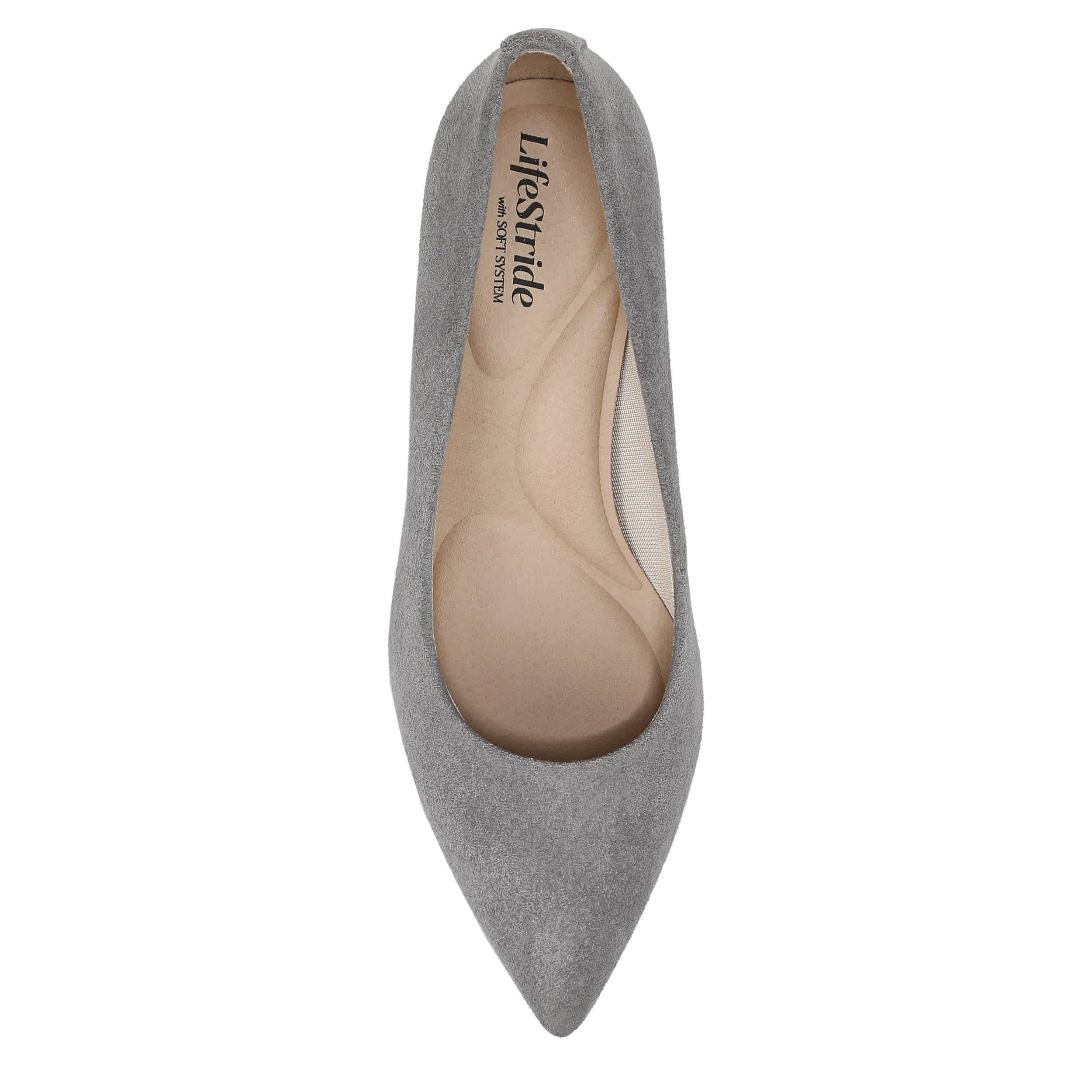 LIFESTRIDE-WOMENS REBECCA PUMP-GREY & 