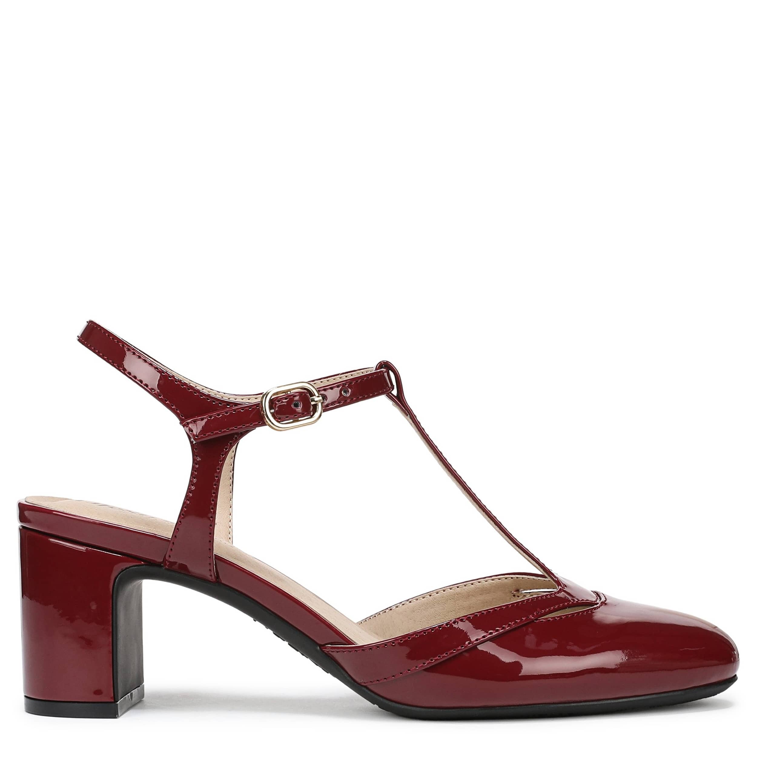 LIFESTRIDE-WOMENS TONI PUMP-DARK RED & 