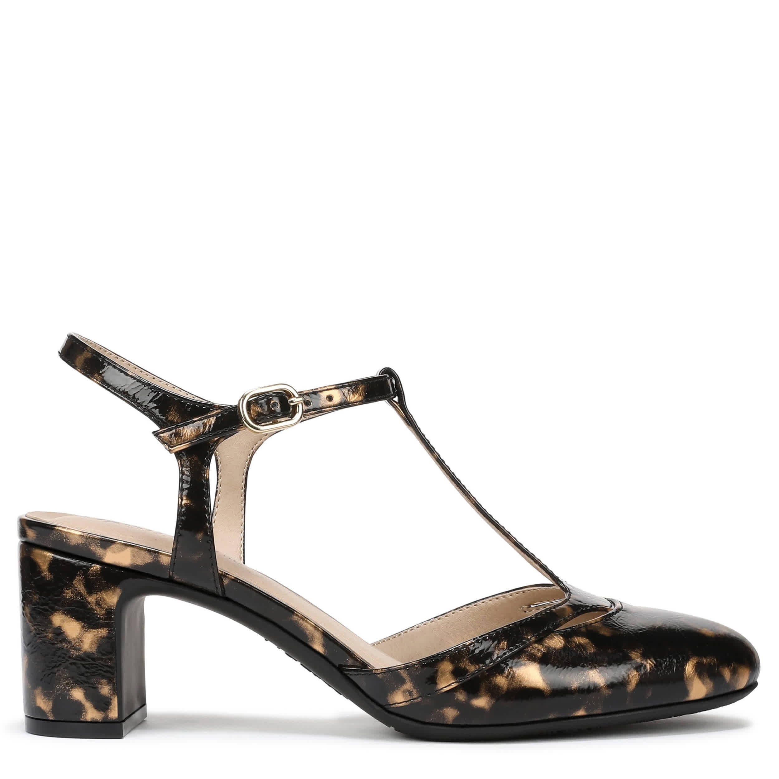 LIFESTRIDE-WOMENS TONI PUMP-BLACK & BROWN