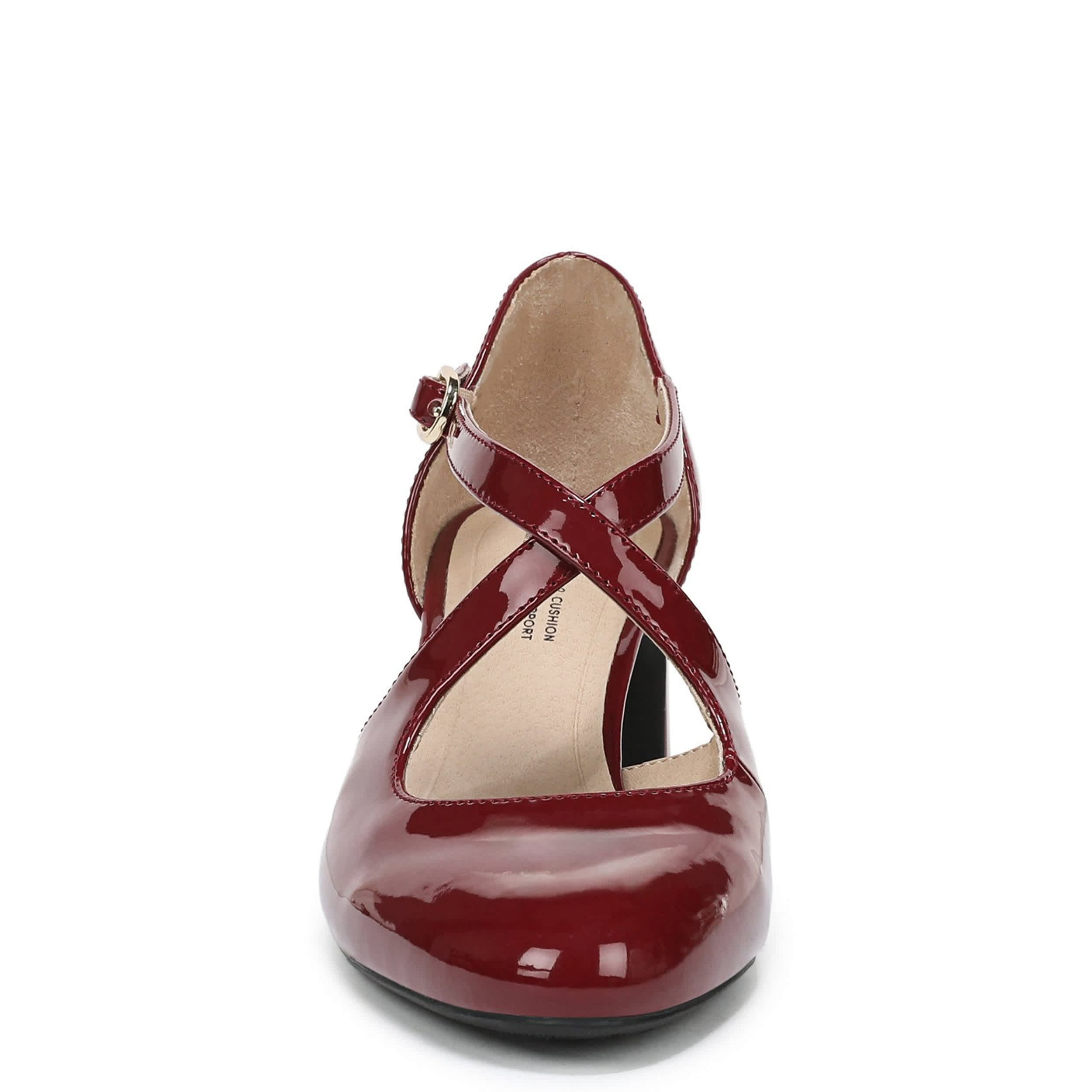 LIFESTRIDE-WOMENS TRACY PUMP-DARK RED & 