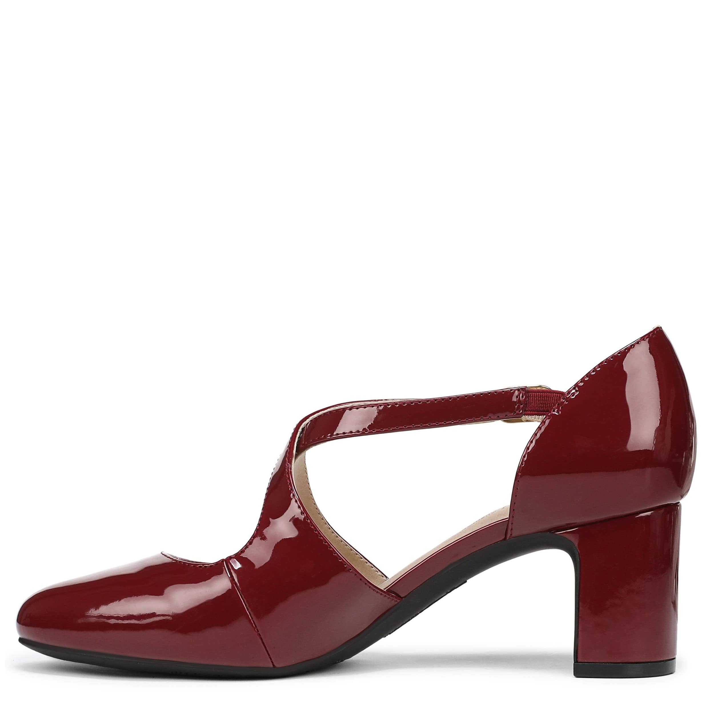 LIFESTRIDE-WOMENS TRACY PUMP-DARK RED & 