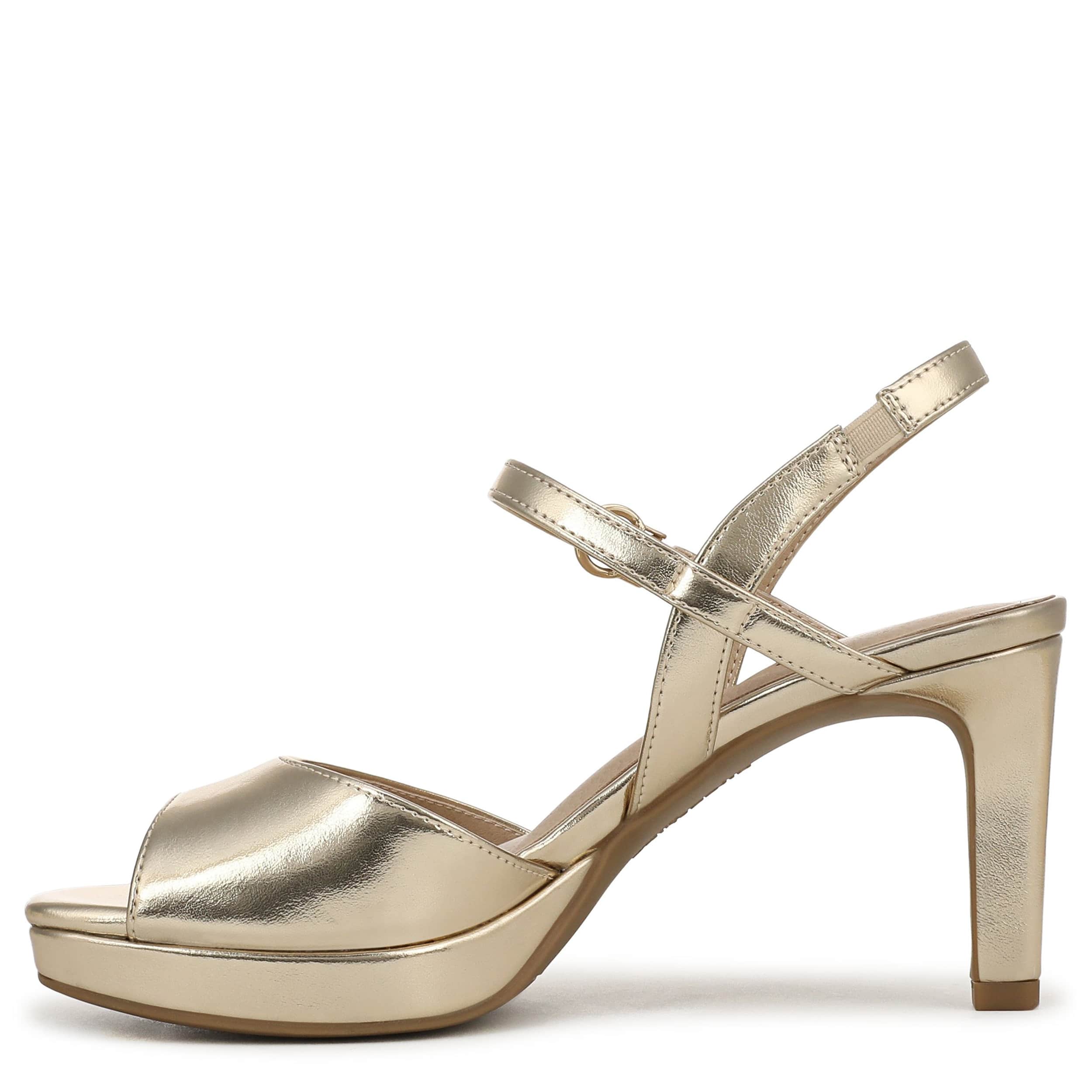 LIFESTRIDE-WOMENS GWENDOLYN SANDAL-GOLD & 