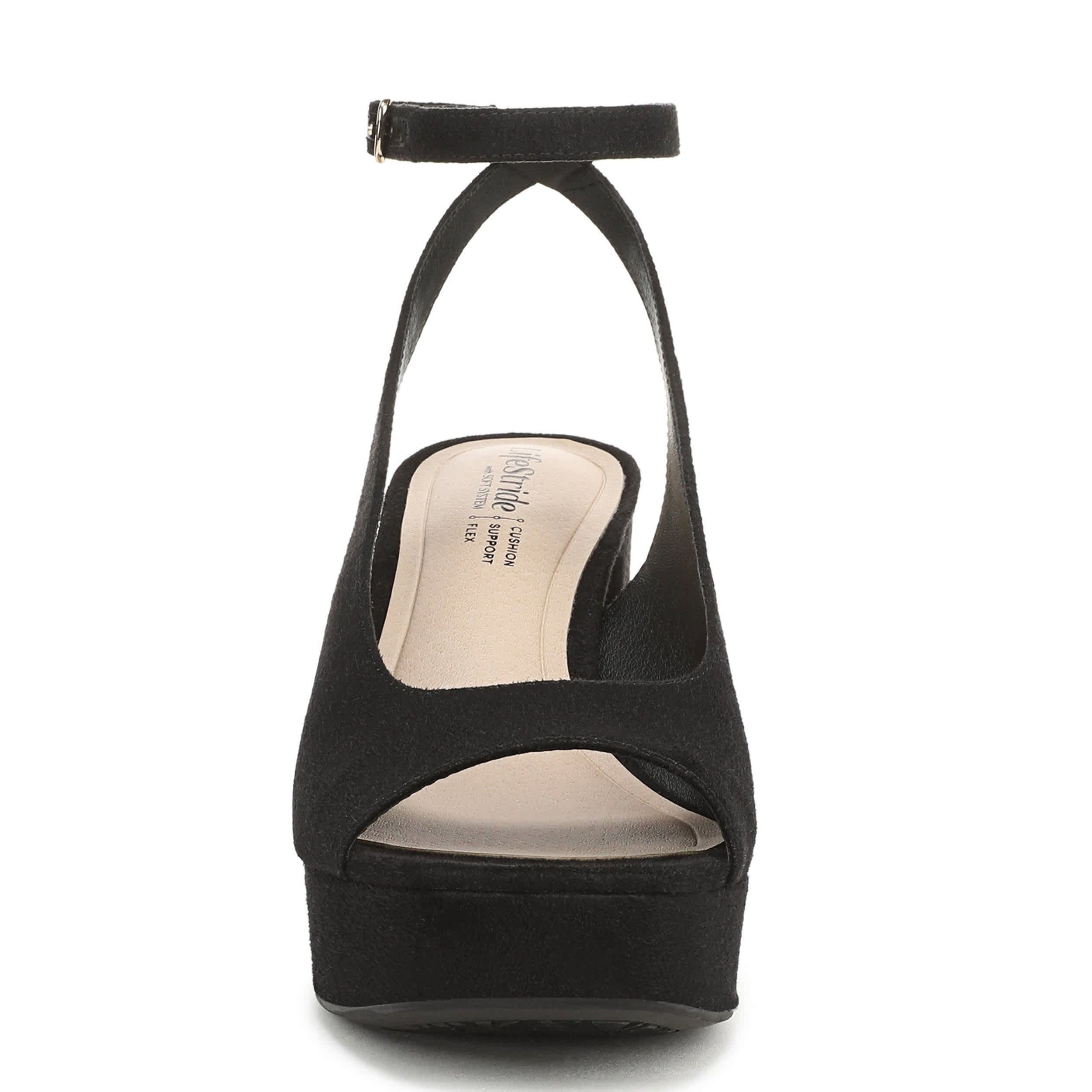 LIFESTRIDE-WOMENS ALIYAH SANDAL-BLACK & 