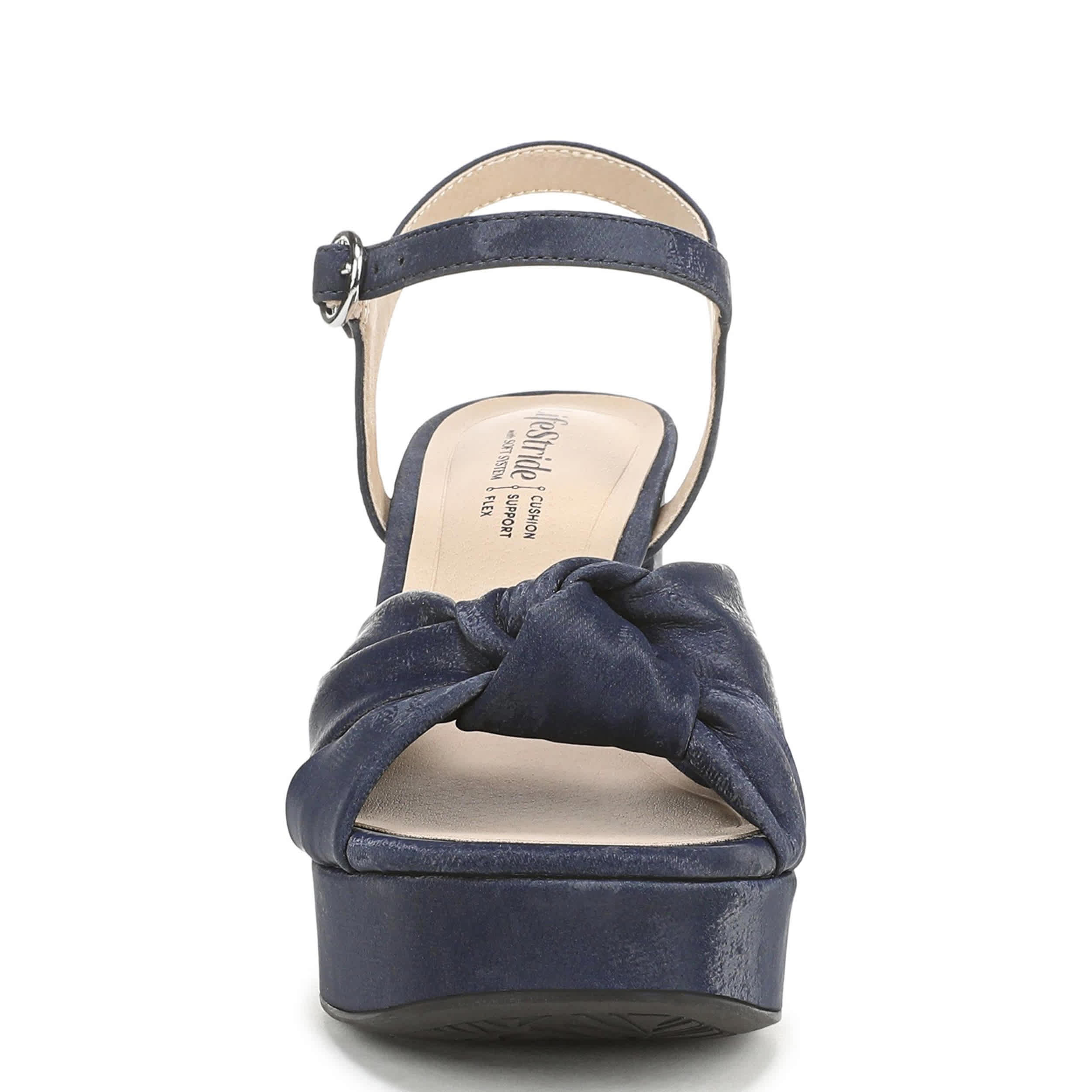 LIFESTRIDE-WOMENS AUGUST SANDAL-NAVY & 