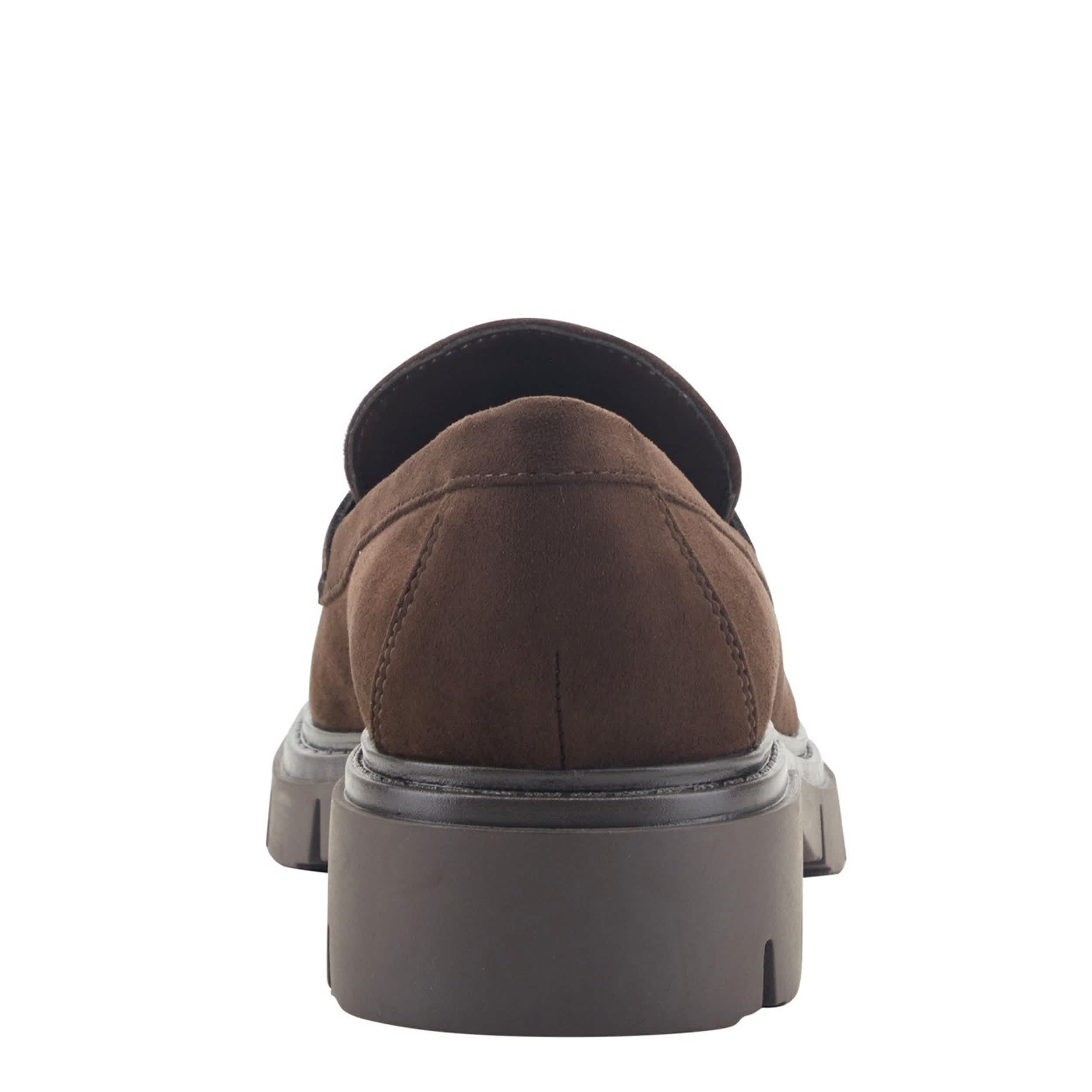 MARC FISHER-WOMENS CUBE2 LOAFER-CHOCOLATE & 