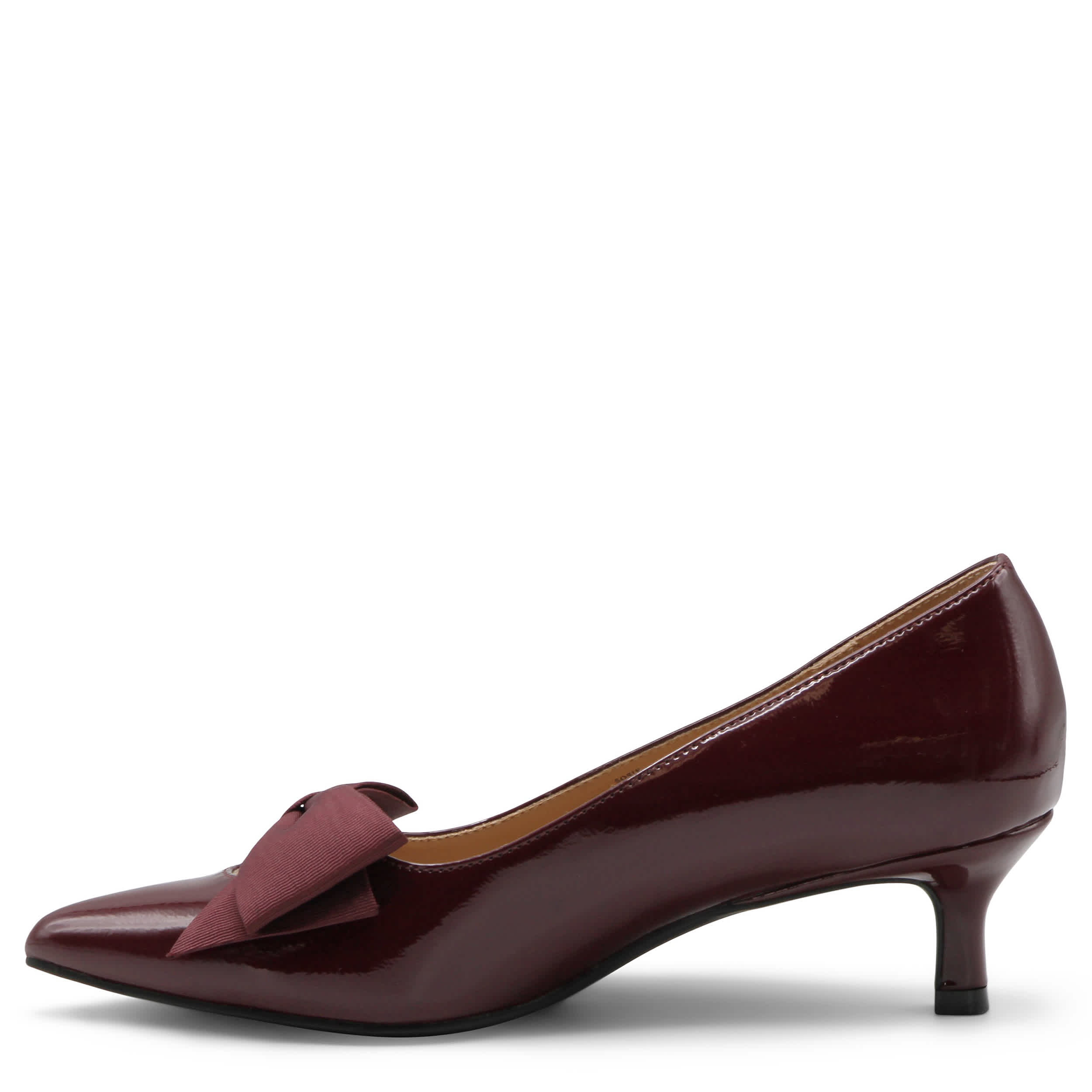 ADRIENNE VITTADINI-WOMENS SOSIE PUMP-BURGUNDY & 