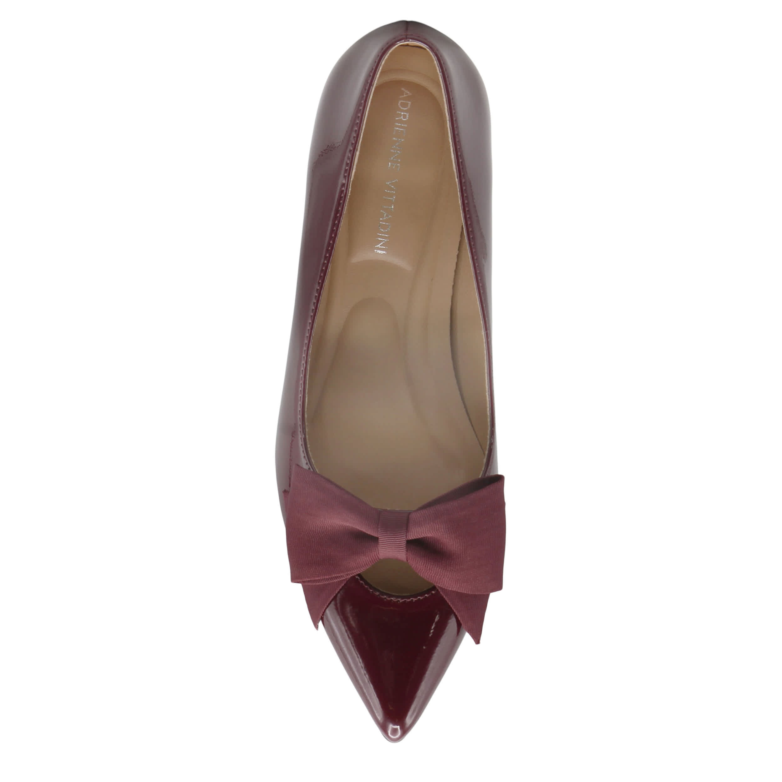ADRIENNE VITTADINI-WOMENS SOSIE PUMP-BURGUNDY & 