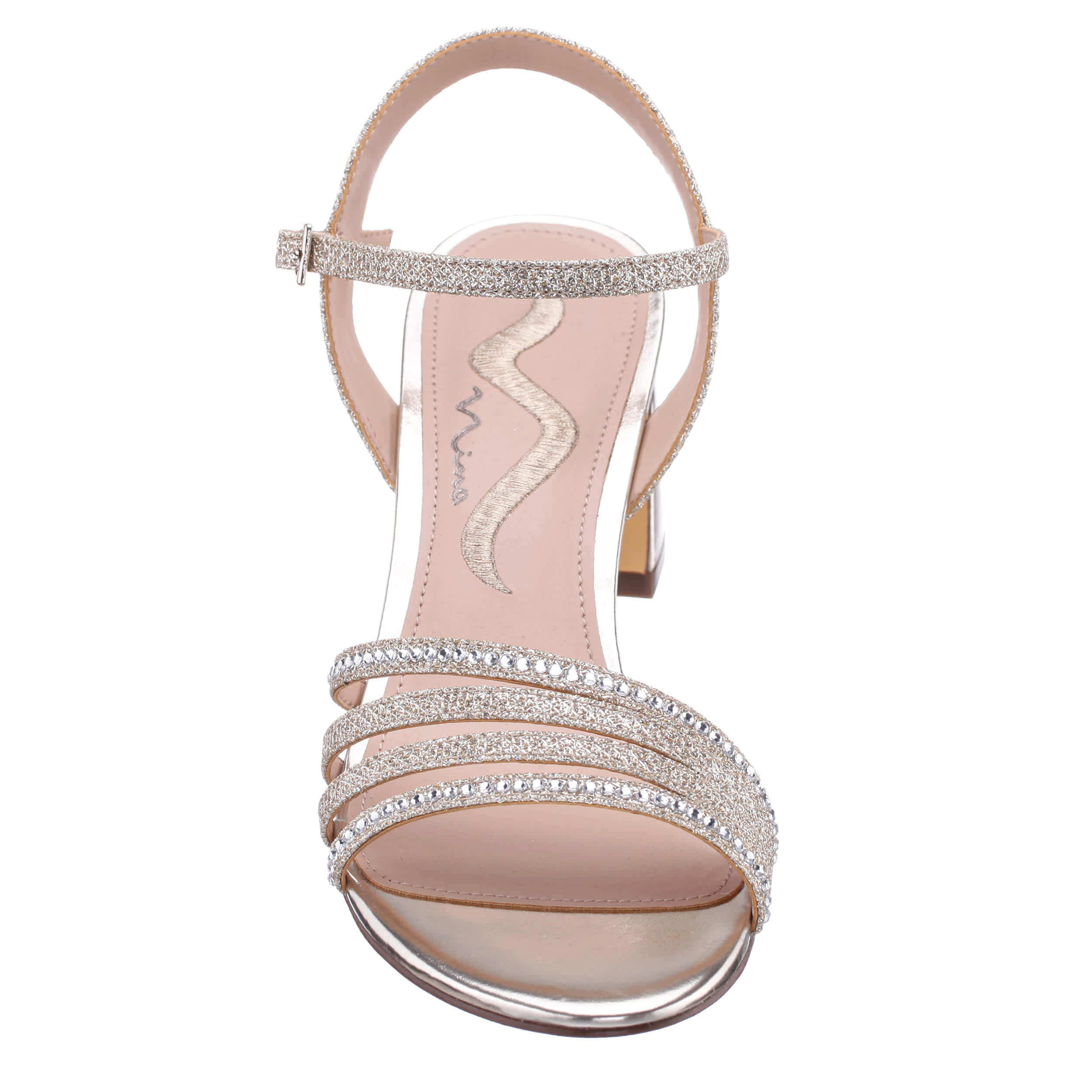 N BY NINA-WOMENS NASEEM SANDAL-GOLD & GOLD