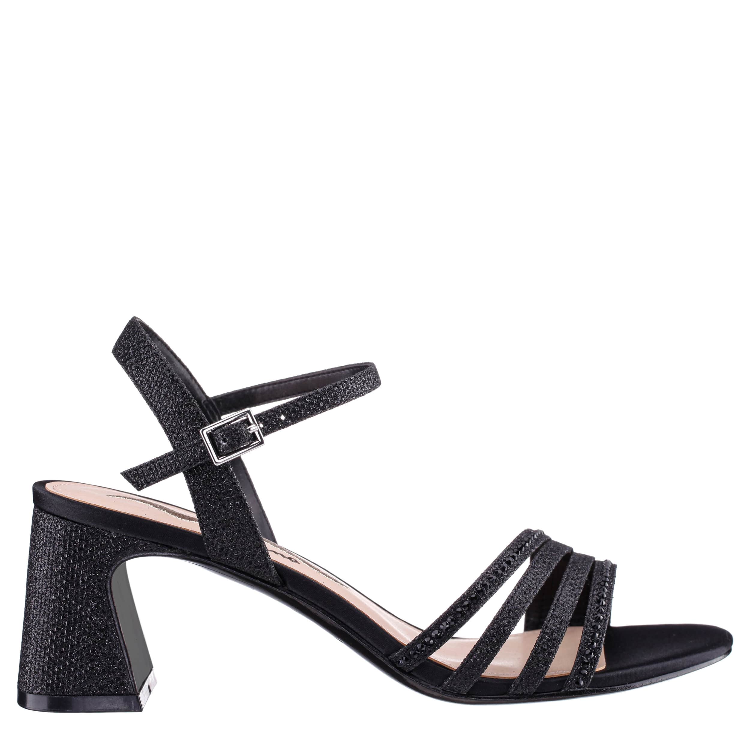 N BY NINA-WOMENS NASEEM SANDAL-BLACK & BLACK