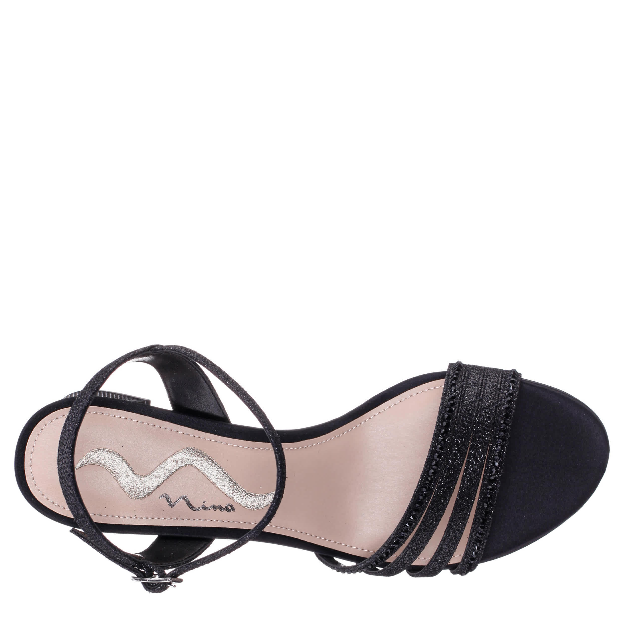 N BY NINA-WOMENS NASEEM SANDAL-BLACK & BLACK