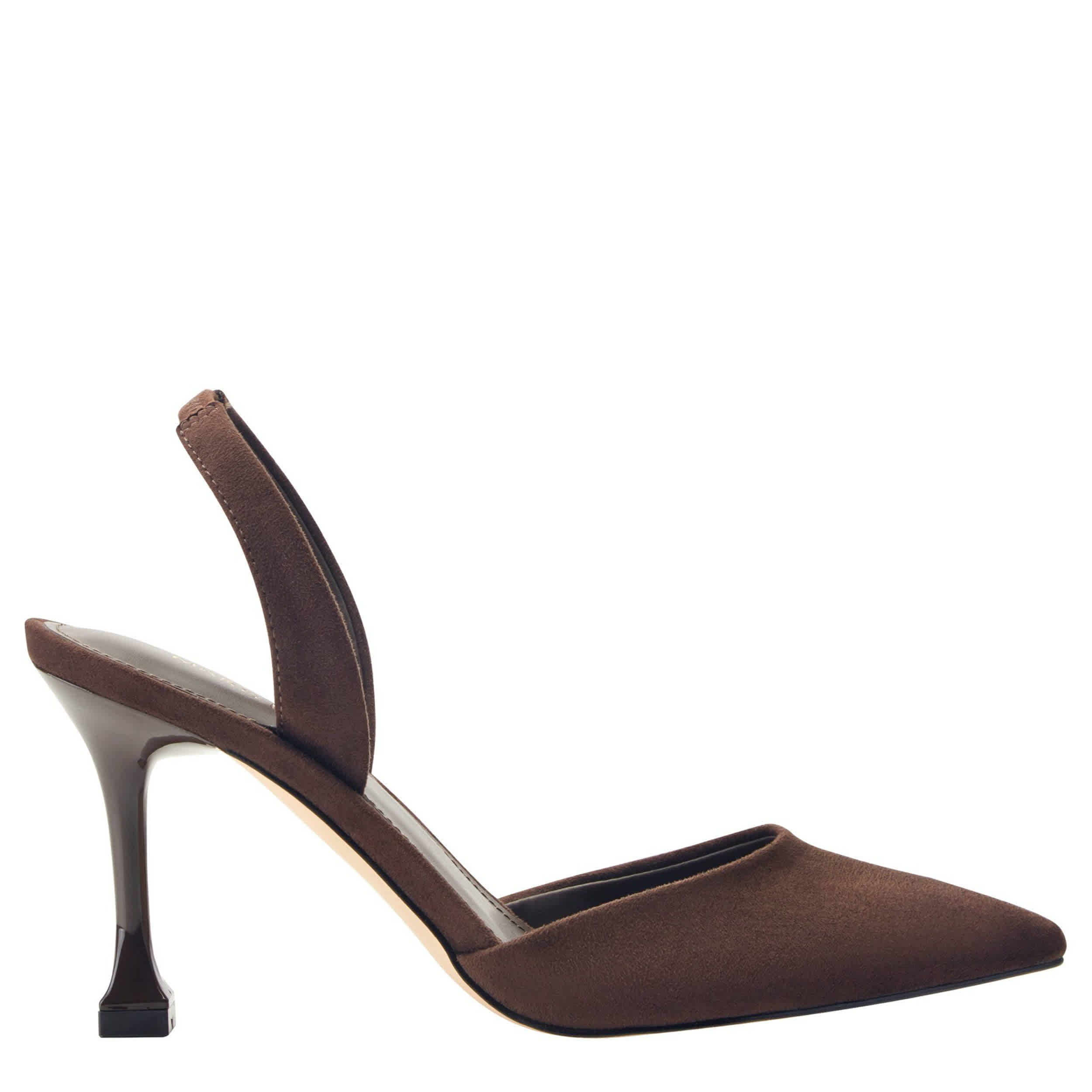 MARC FISHER-WOMENS HADYA PUMP-BROWN & 