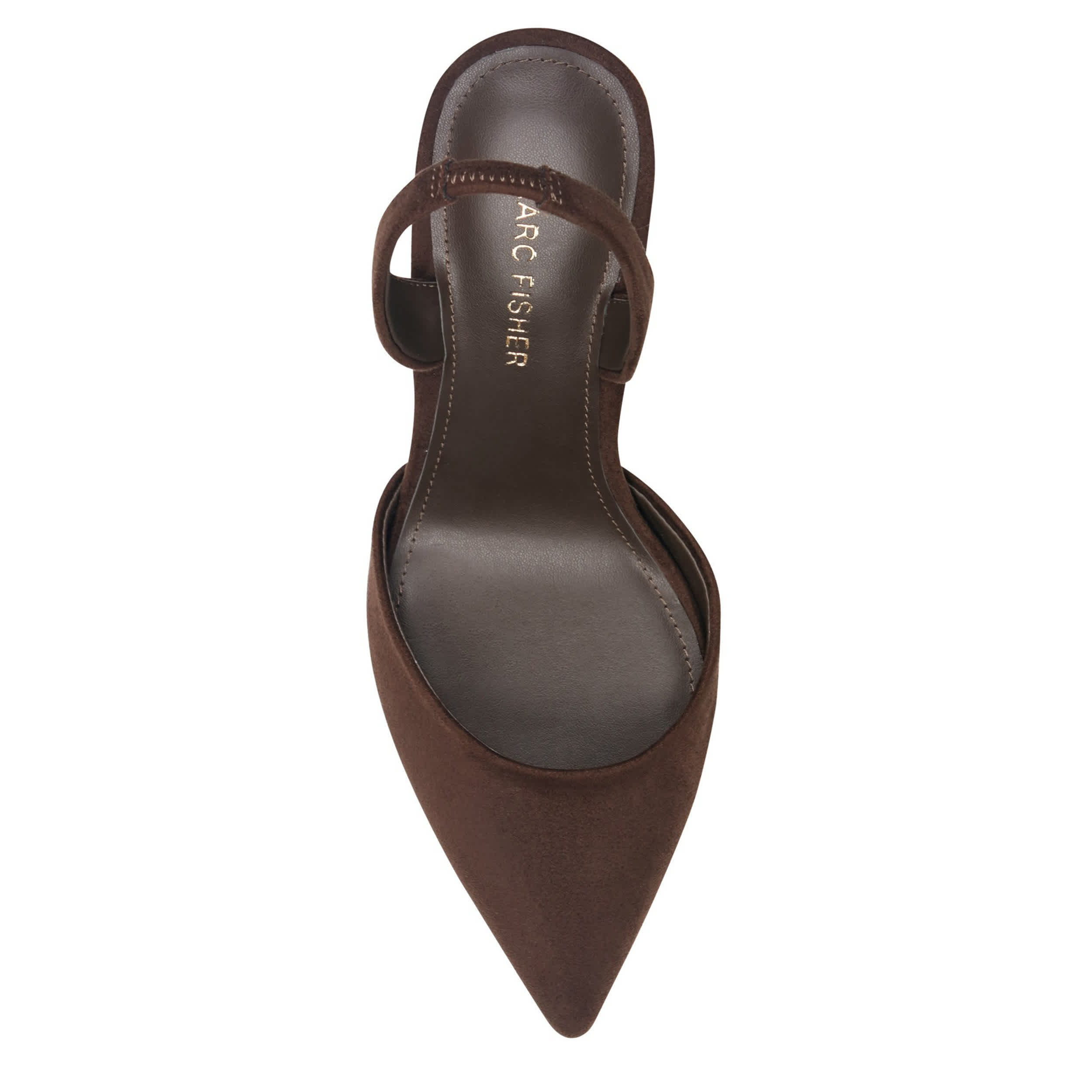 MARC FISHER-WOMENS HADYA PUMP-BROWN & 