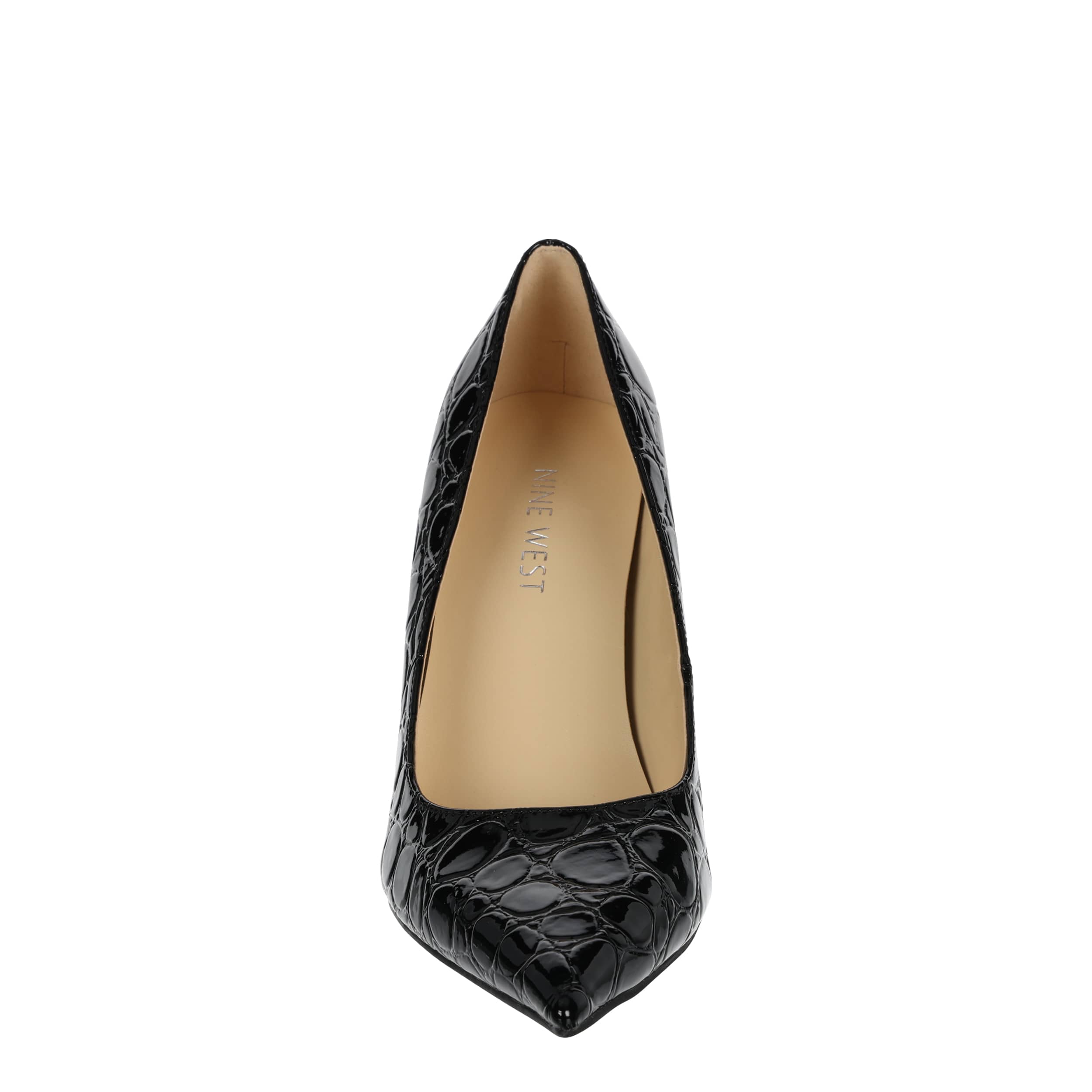 NINE WEST-WOMENS GINES PUMP-BLACK & 
