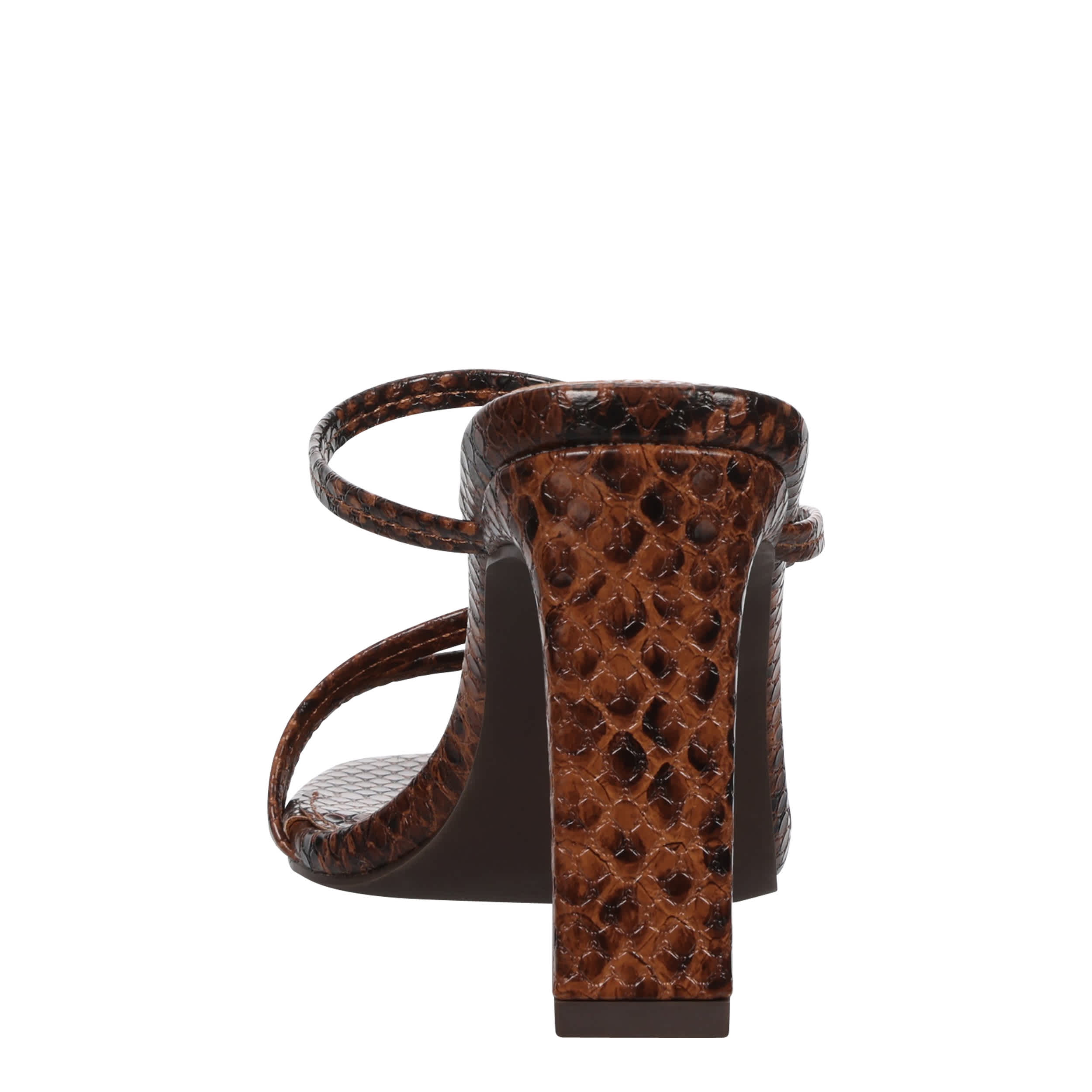 DV BY DOLCE VITA-WOMENS STARLIT SLIDE SANDAL-SNAKE & BROWN