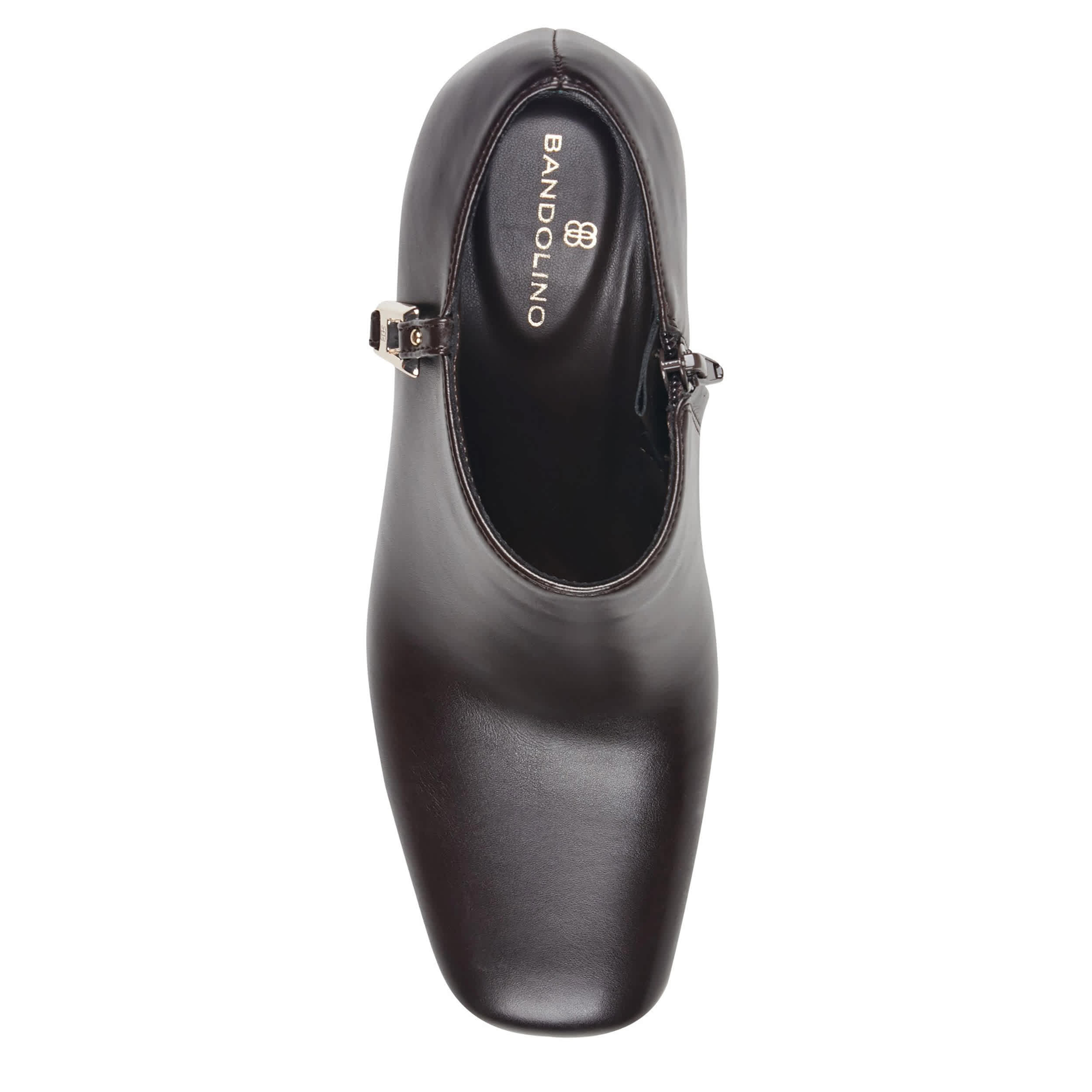 BANDOLINO-WOMENS URBINY3 BOOTIE-CHOCOLATE & 