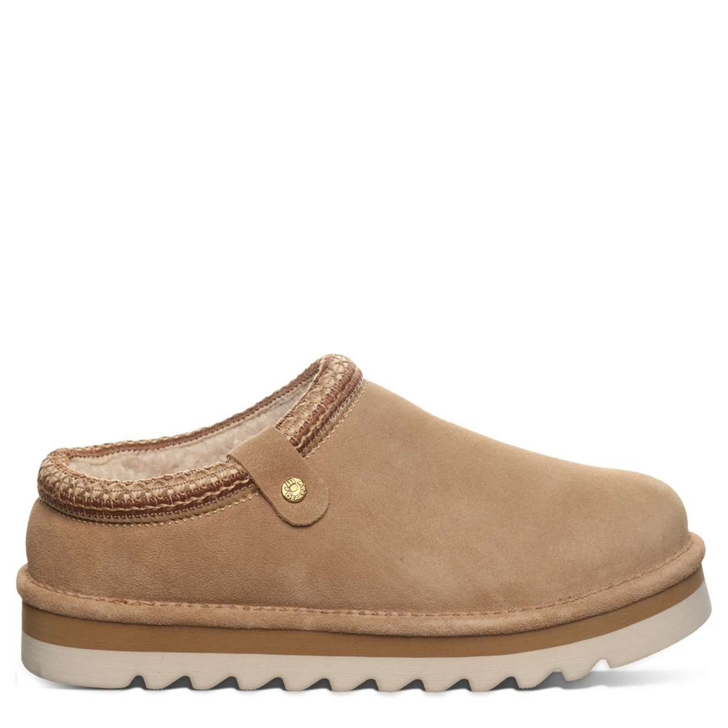 BEARPAW-WOMENS CALLISTA SLIPPER-TAN & 