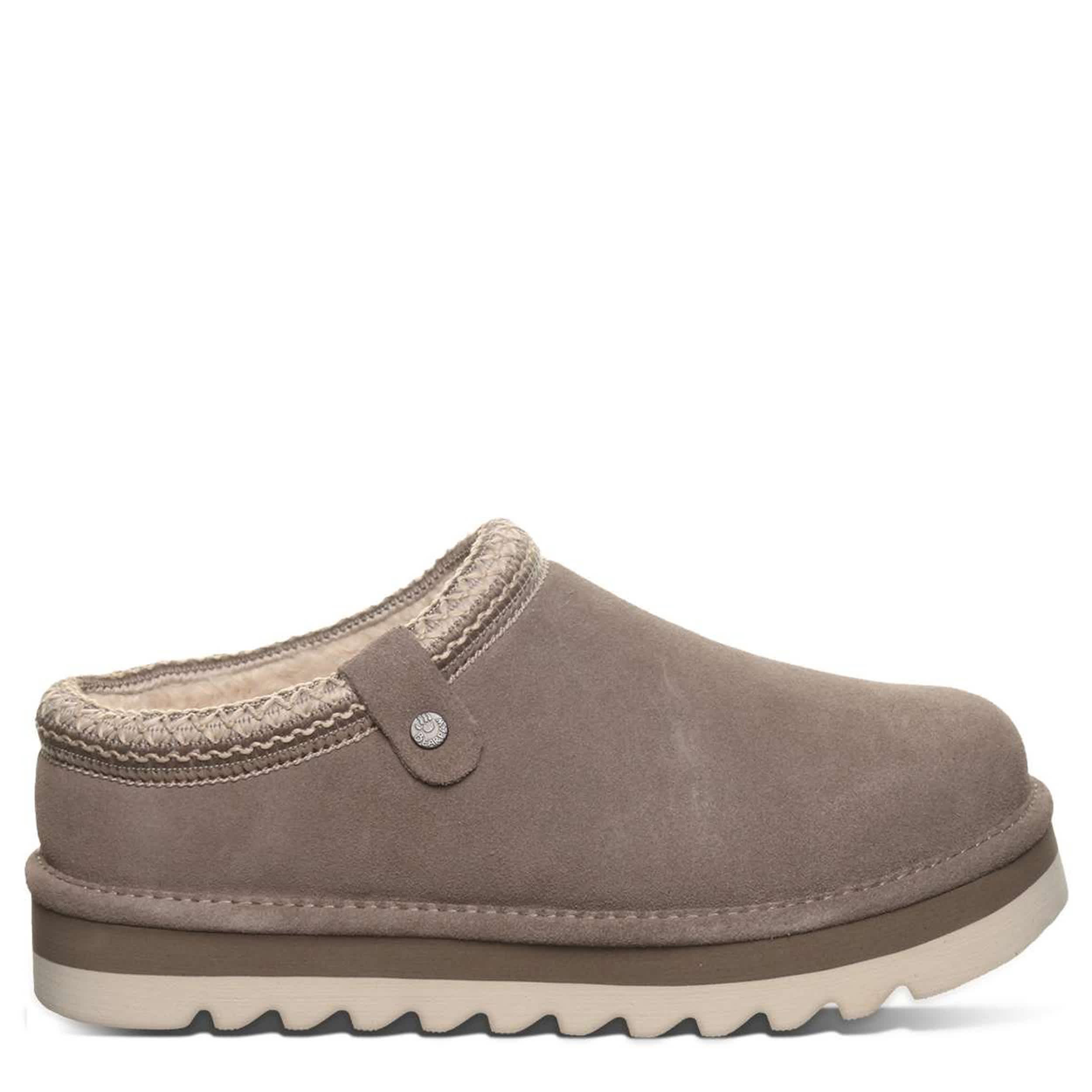 BEARPAW-WOMENS CALLISTA SLIPPER-STONE & 