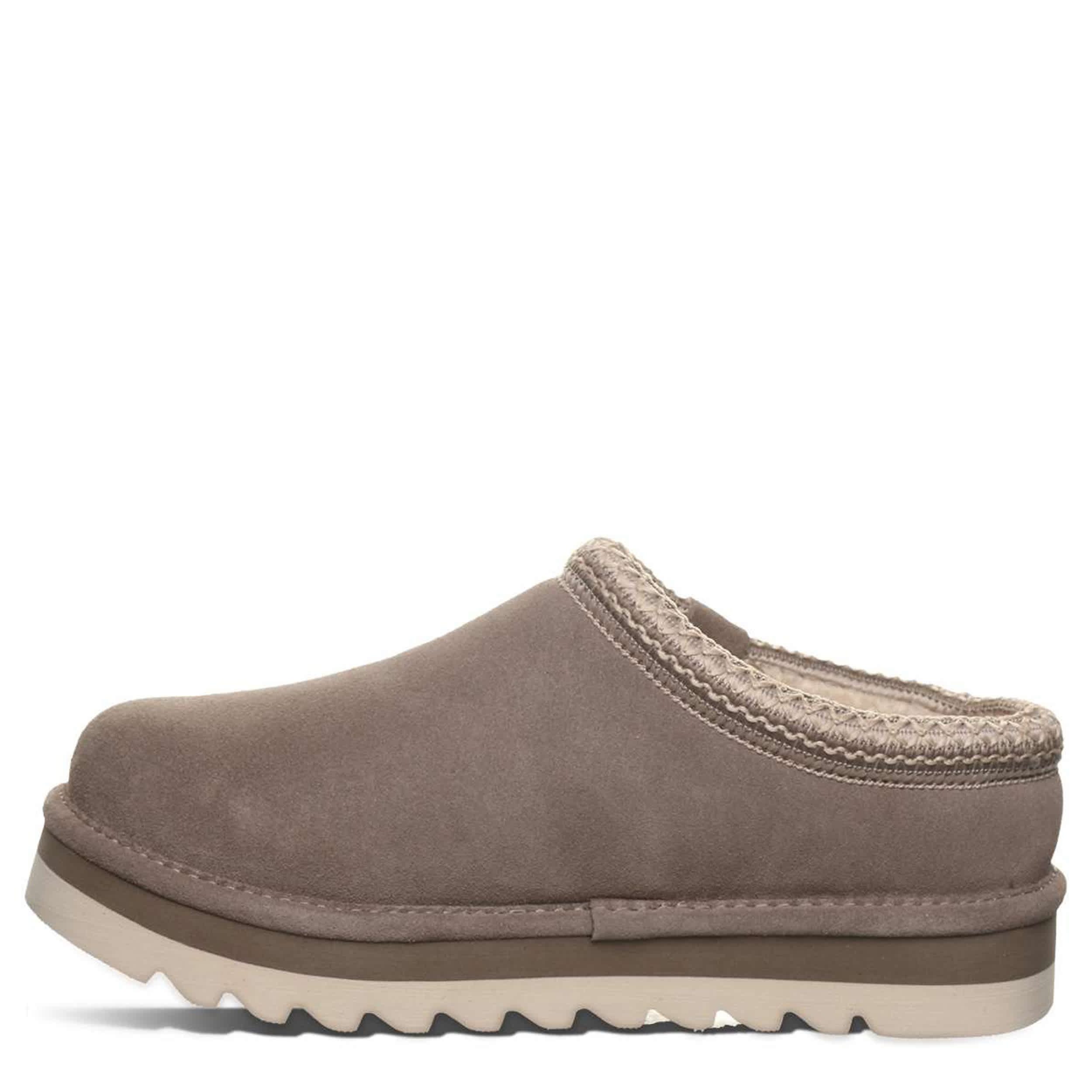 BEARPAW-WOMENS CALLISTA SLIPPER-STONE & 