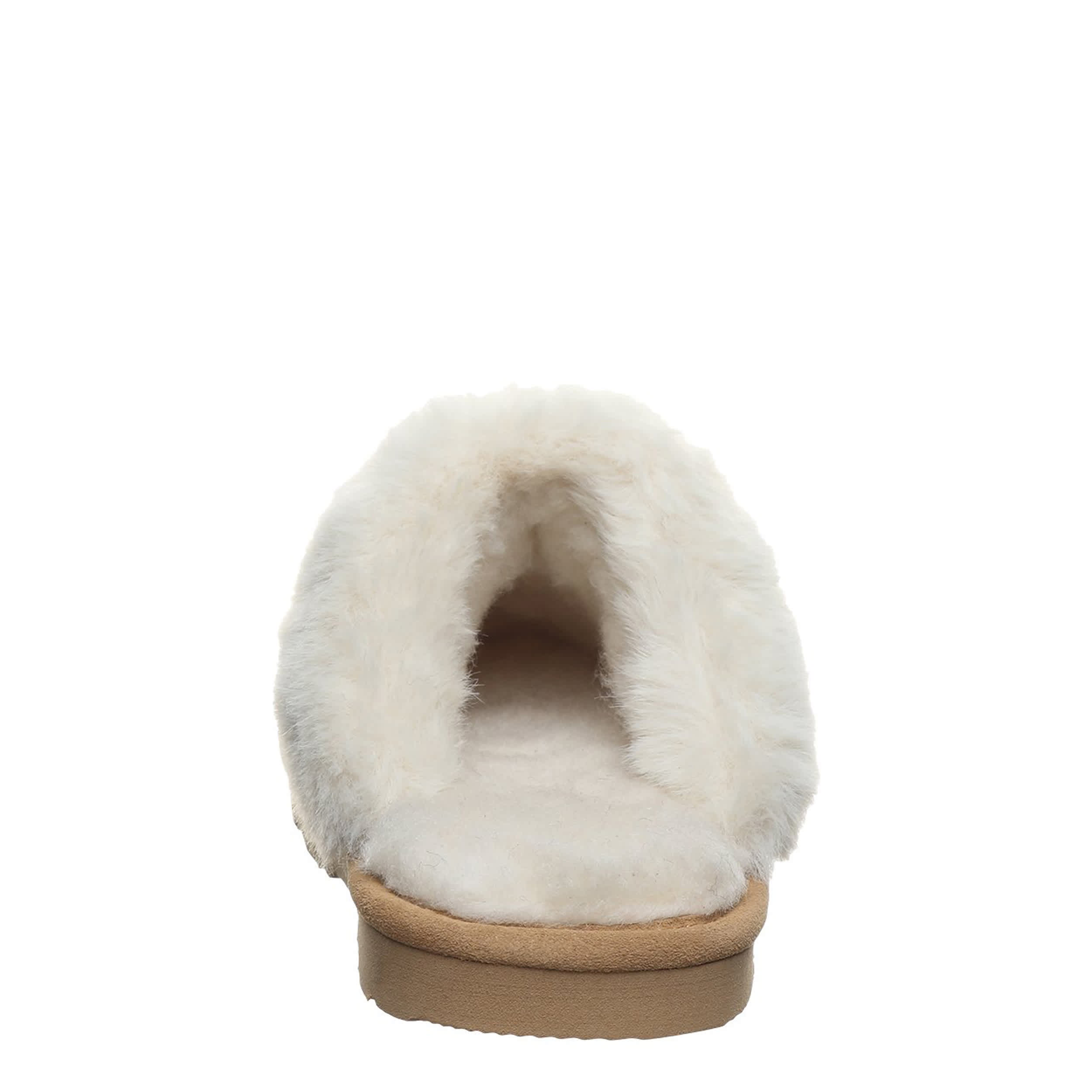 BEARPAW-WOMENS RUMIE SLIPPER-OFF WHITE & 