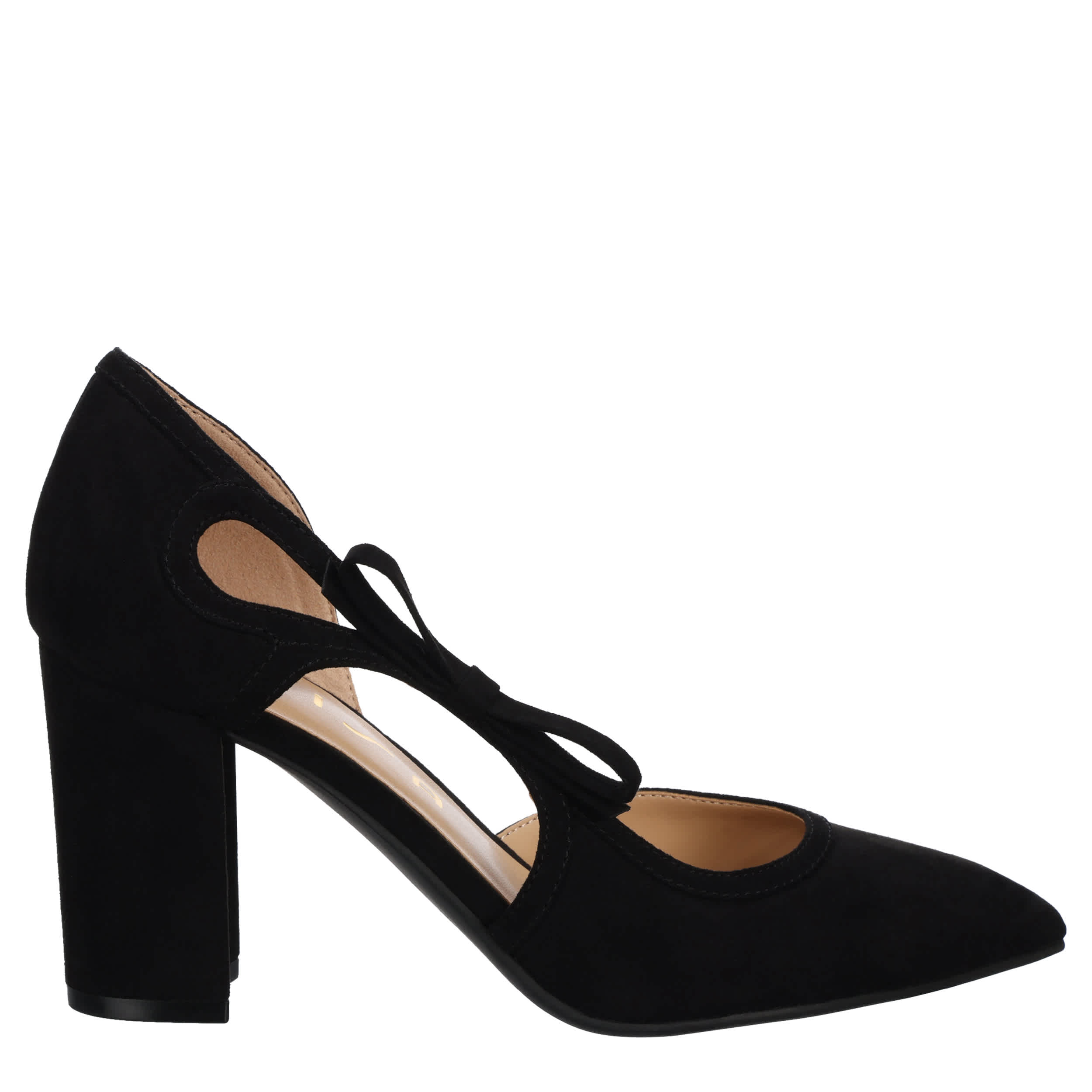 UNISA-WOMENS MARVE PUMP-BLACK & BLACK