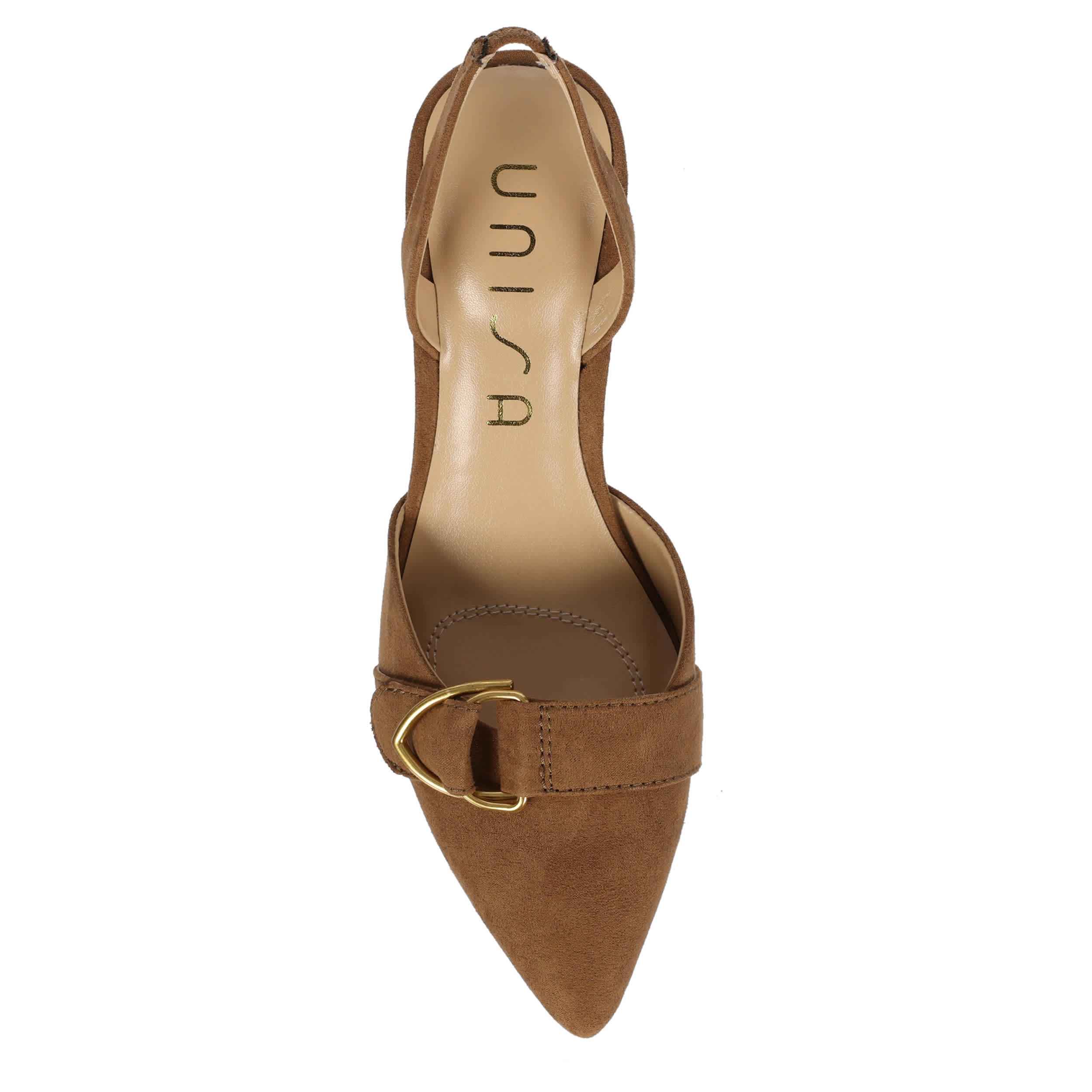 UNISA-WOMENS MORITA PUMP-BROWN & 