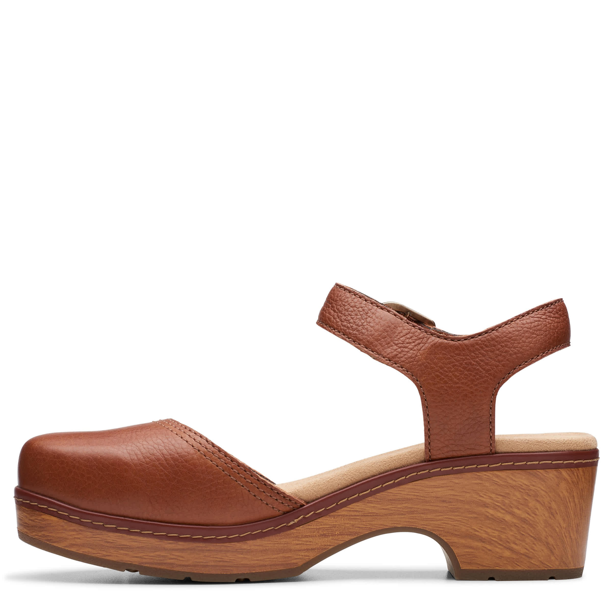 CLARKS-WOMENS PAIZLEE BAY CLOG-TAN & 