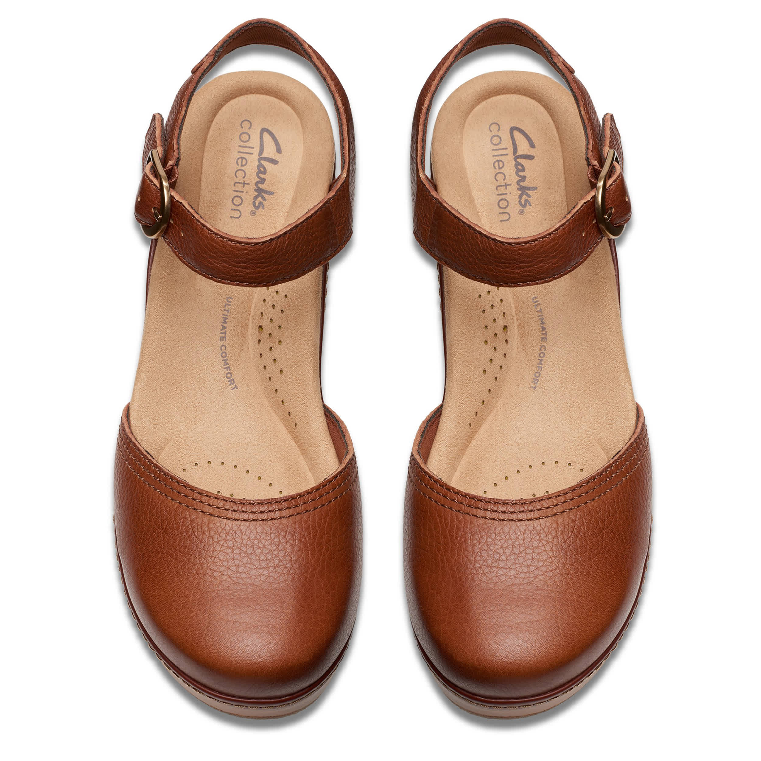 CLARKS-WOMENS PAIZLEE BAY CLOG-TAN & 