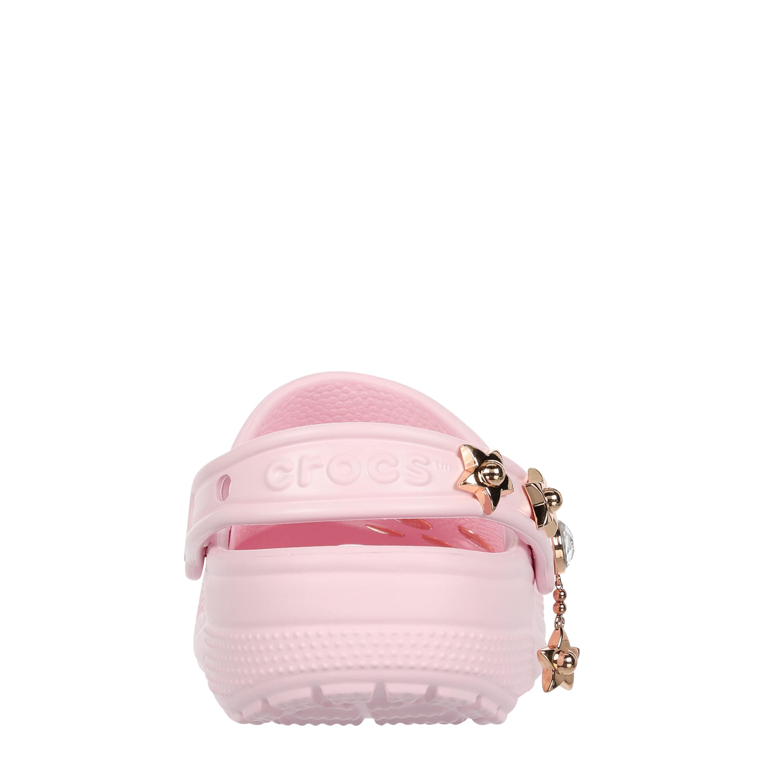 CROCS-WOMENS CLASSIC METAL MINIS CLOG-PINK & GOLD