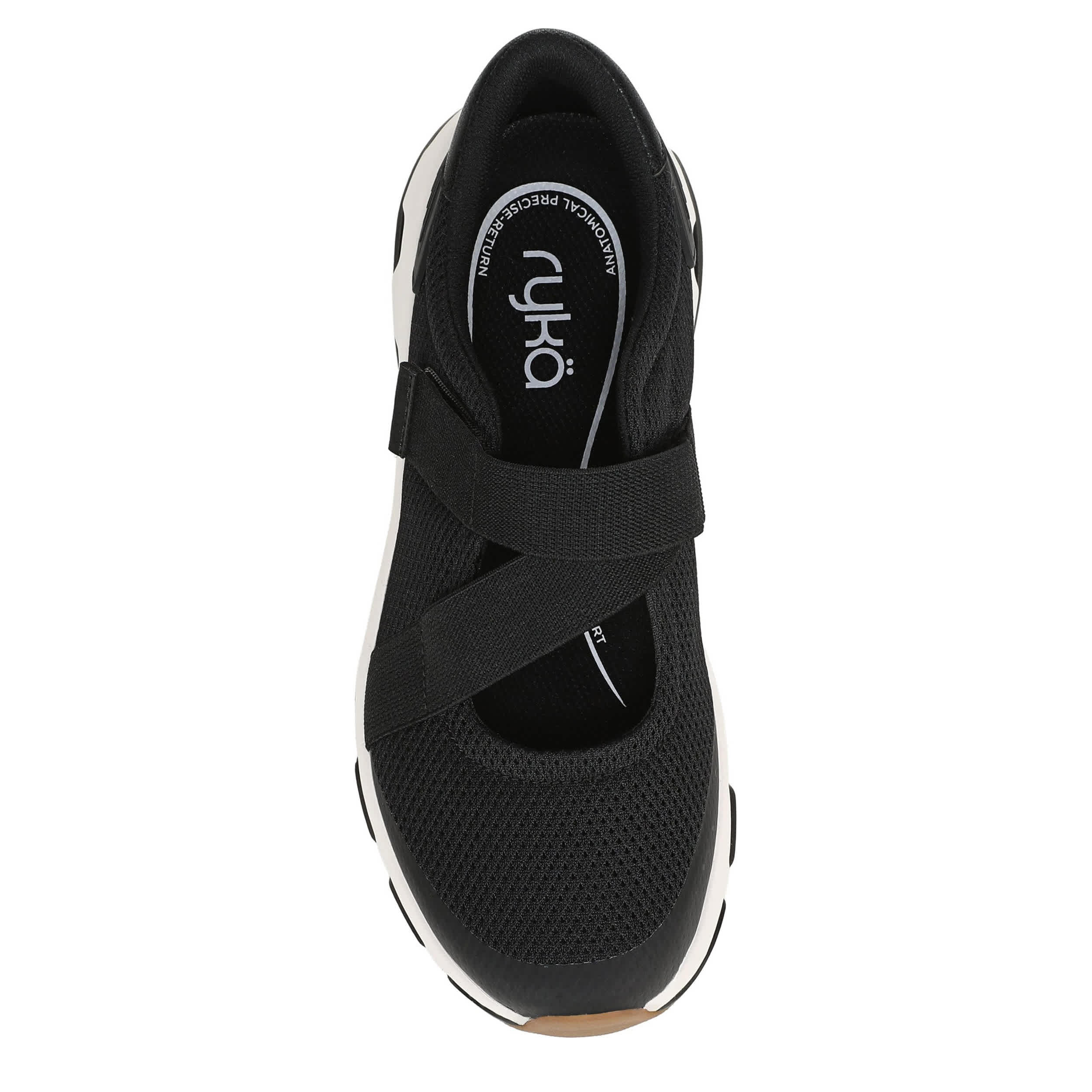 RYKA-WOMENS DEVOTION MARY JANE SNEAKER-BLACK & 