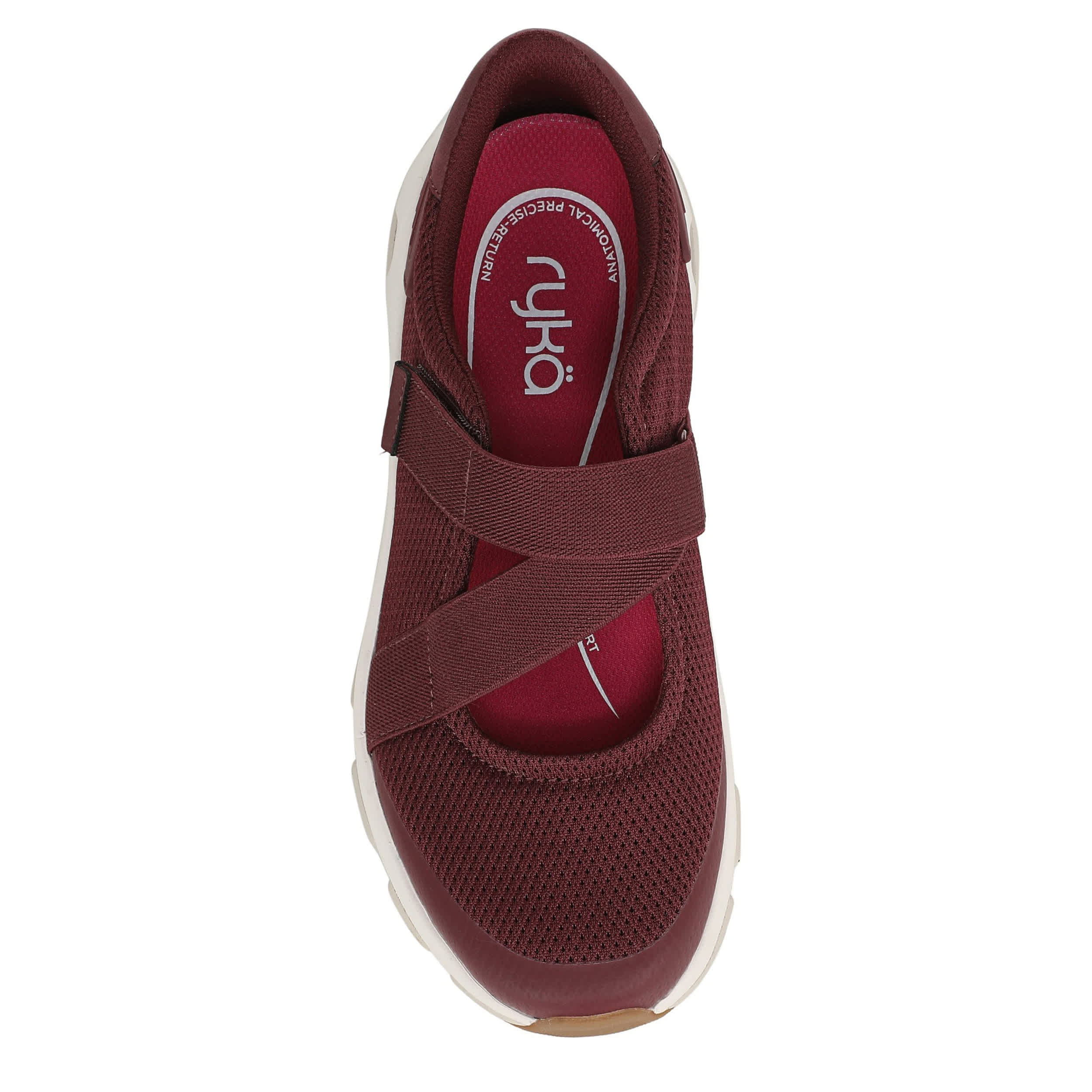 RYKA-WOMENS DEVOTION MARY JANE SNEAKER-WINE & 