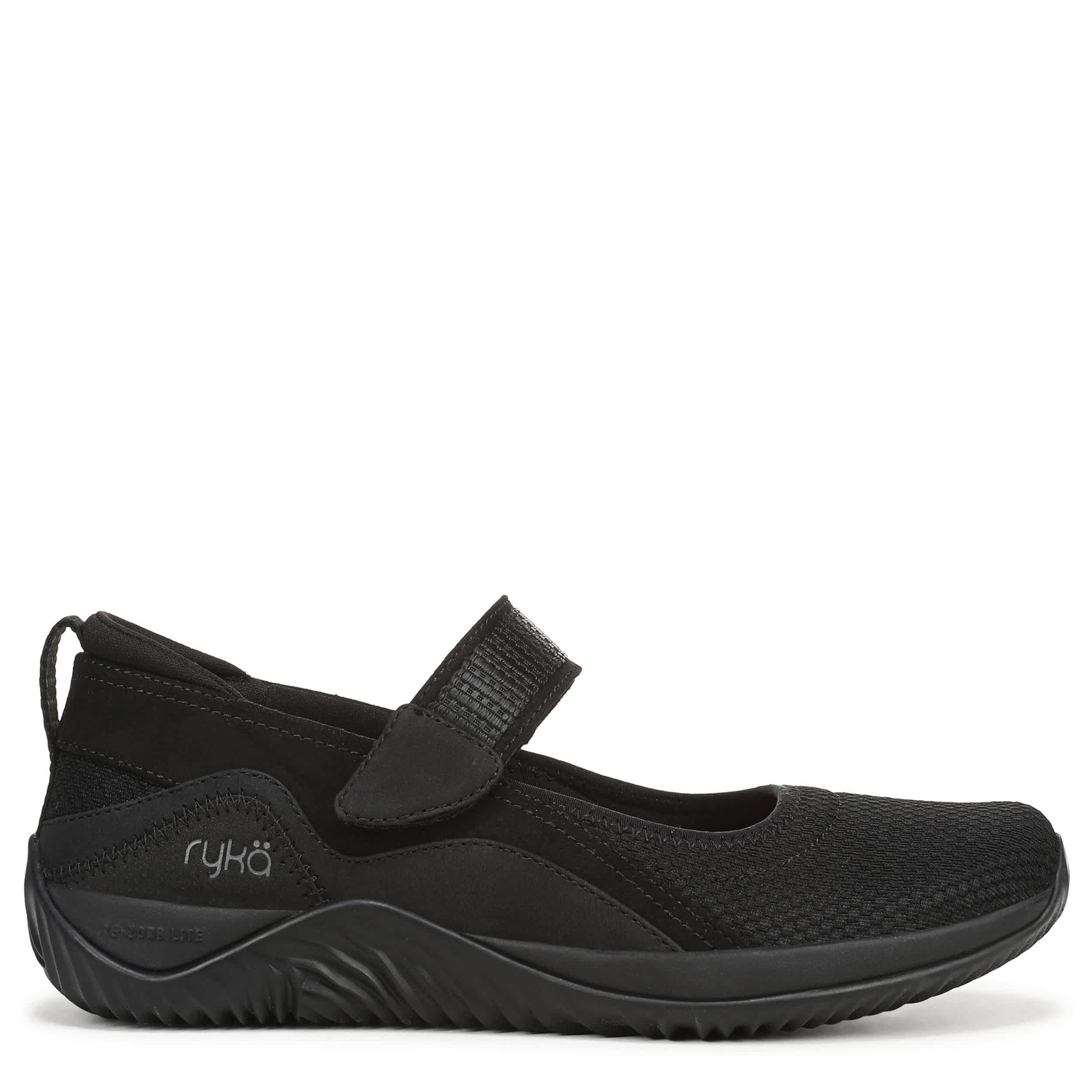 RYKA-WOMENS ECHO MARY JANE SNEAKER-BLACK & BLACK