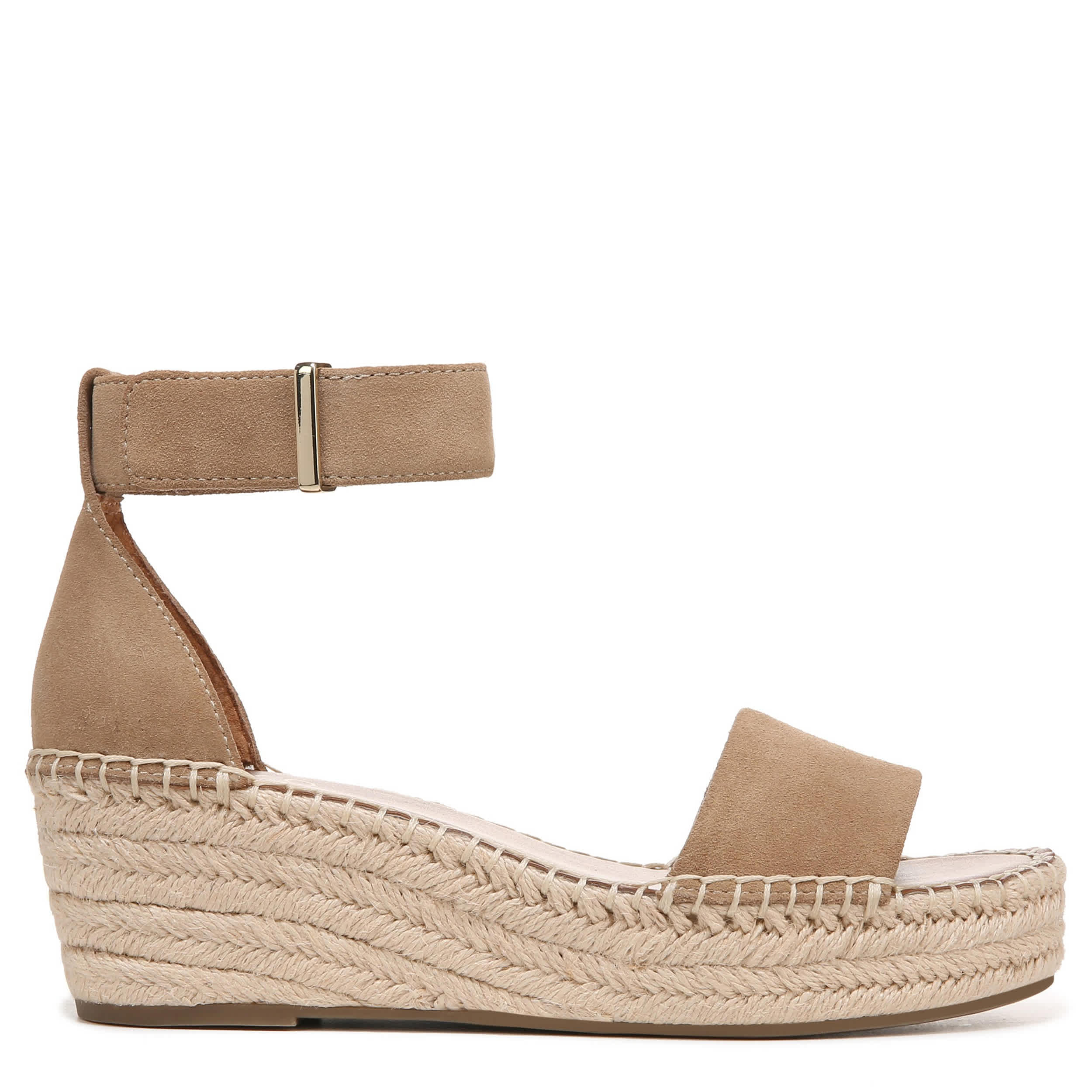 FRANCO SARTO-WOMENS PELA WEDGE SANDAL-TAN & 