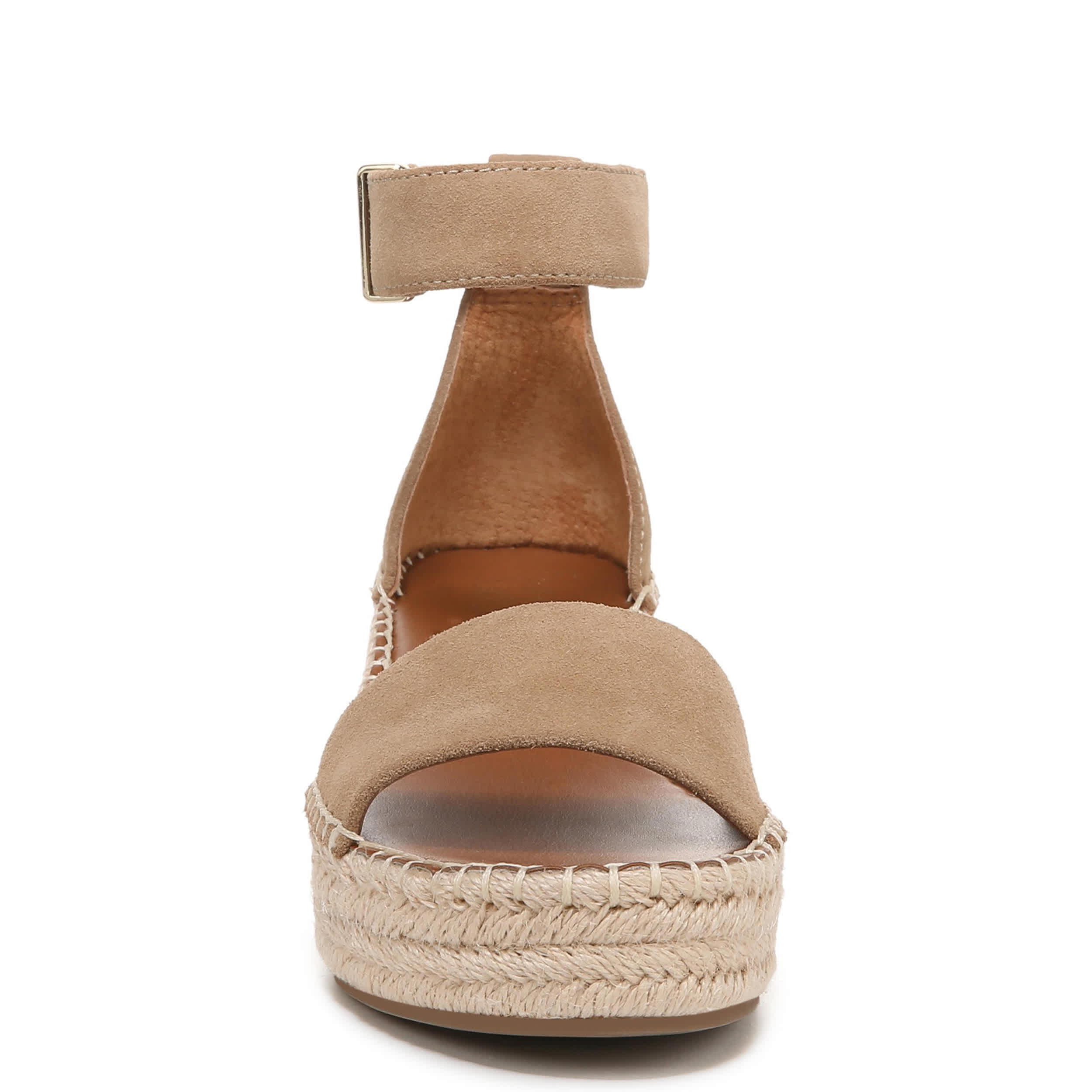FRANCO SARTO-WOMENS PELA WEDGE SANDAL-TAN & 