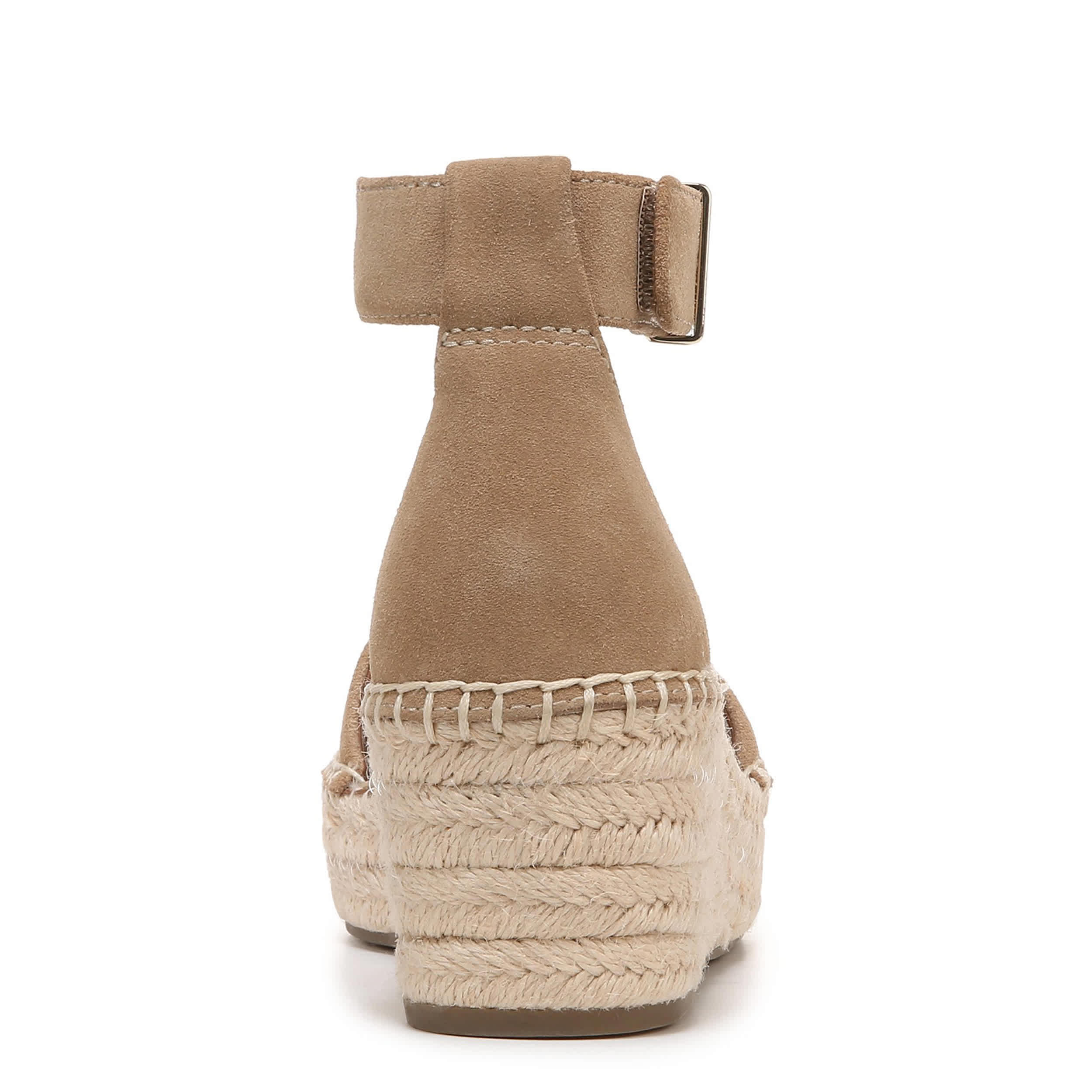 FRANCO SARTO-WOMENS PELA WEDGE SANDAL-TAN & 