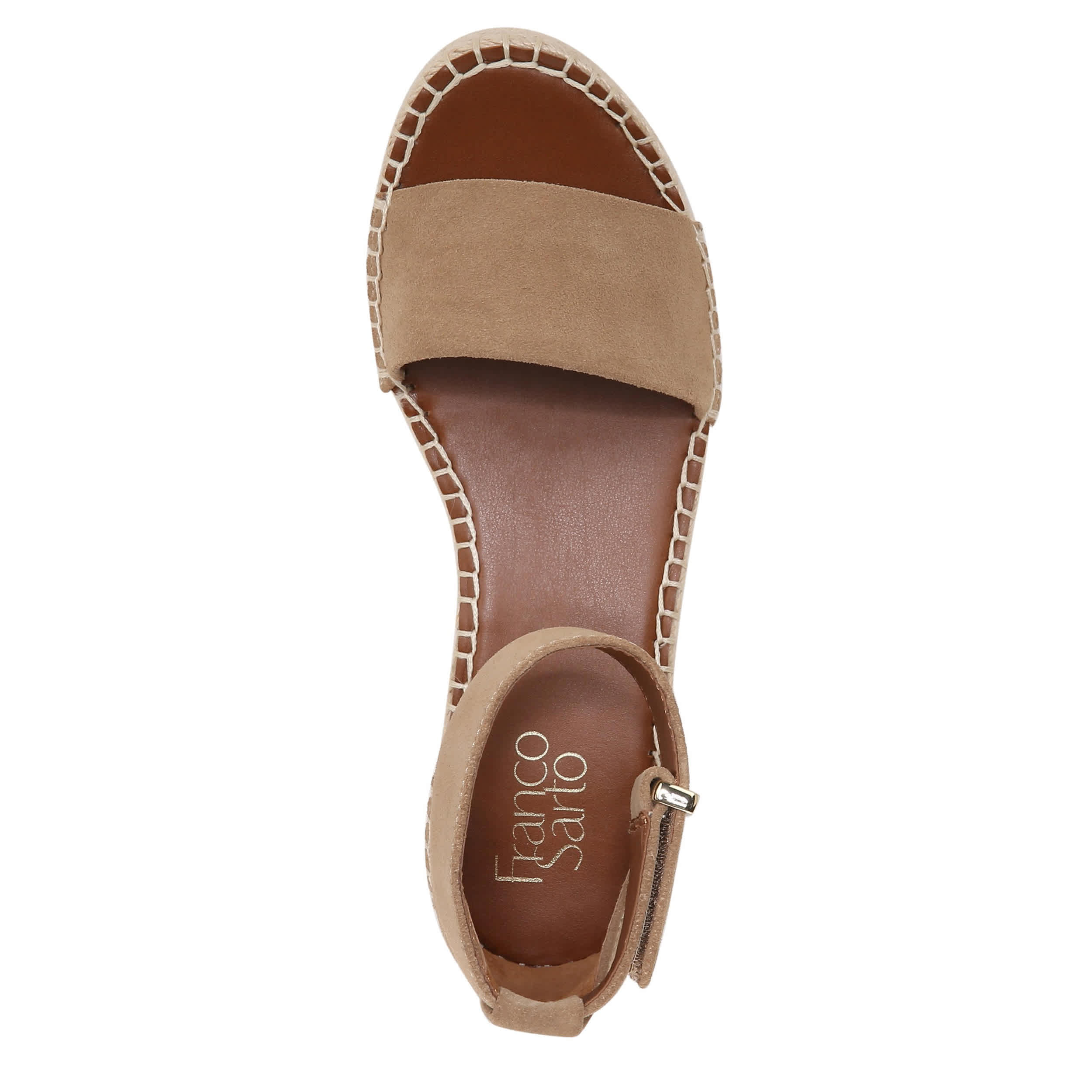 FRANCO SARTO-WOMENS PELA WEDGE SANDAL-TAN & 