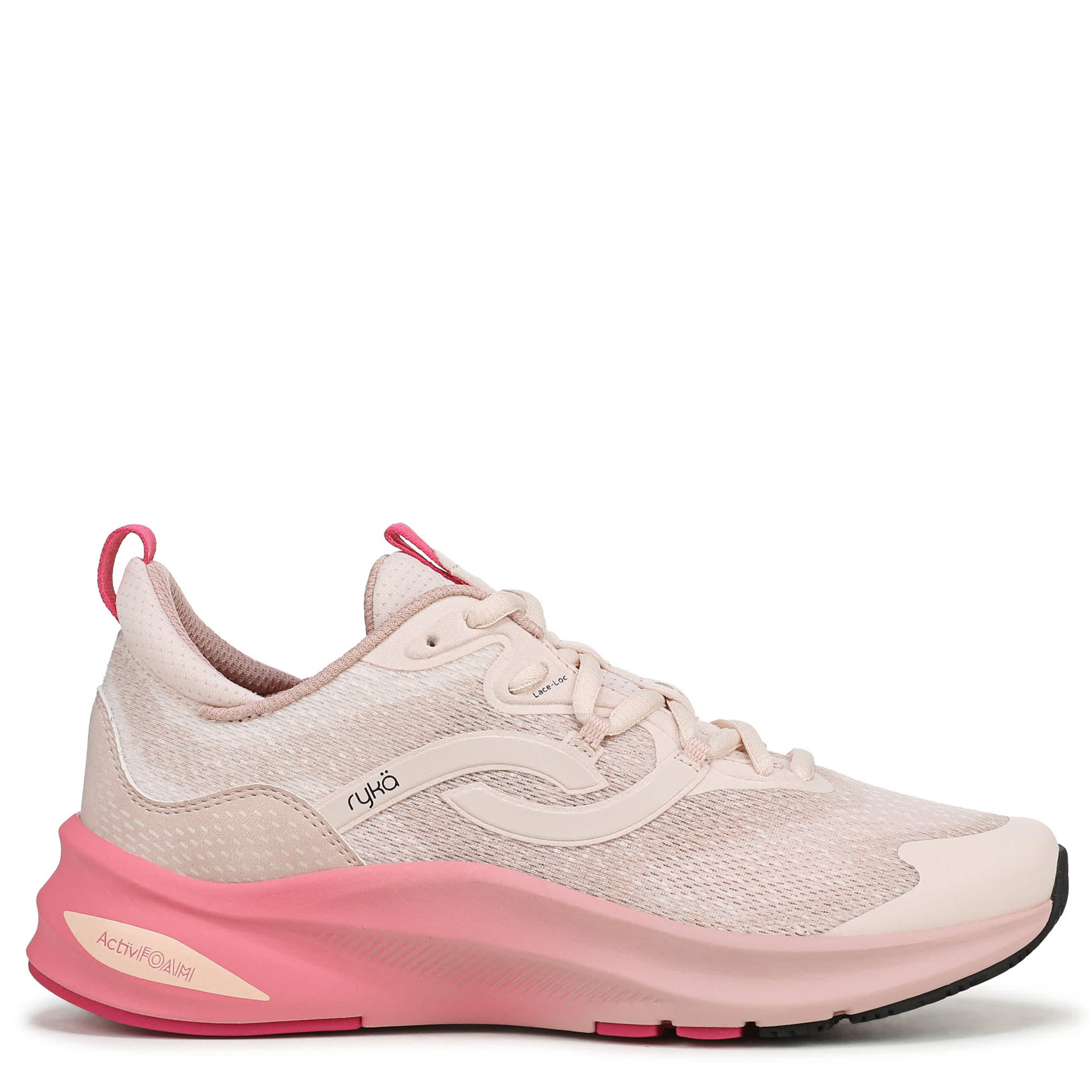 RYKA-WOMENS NEVER QUIT 2 CROSS TRAINING SNEAKER-PINK & 