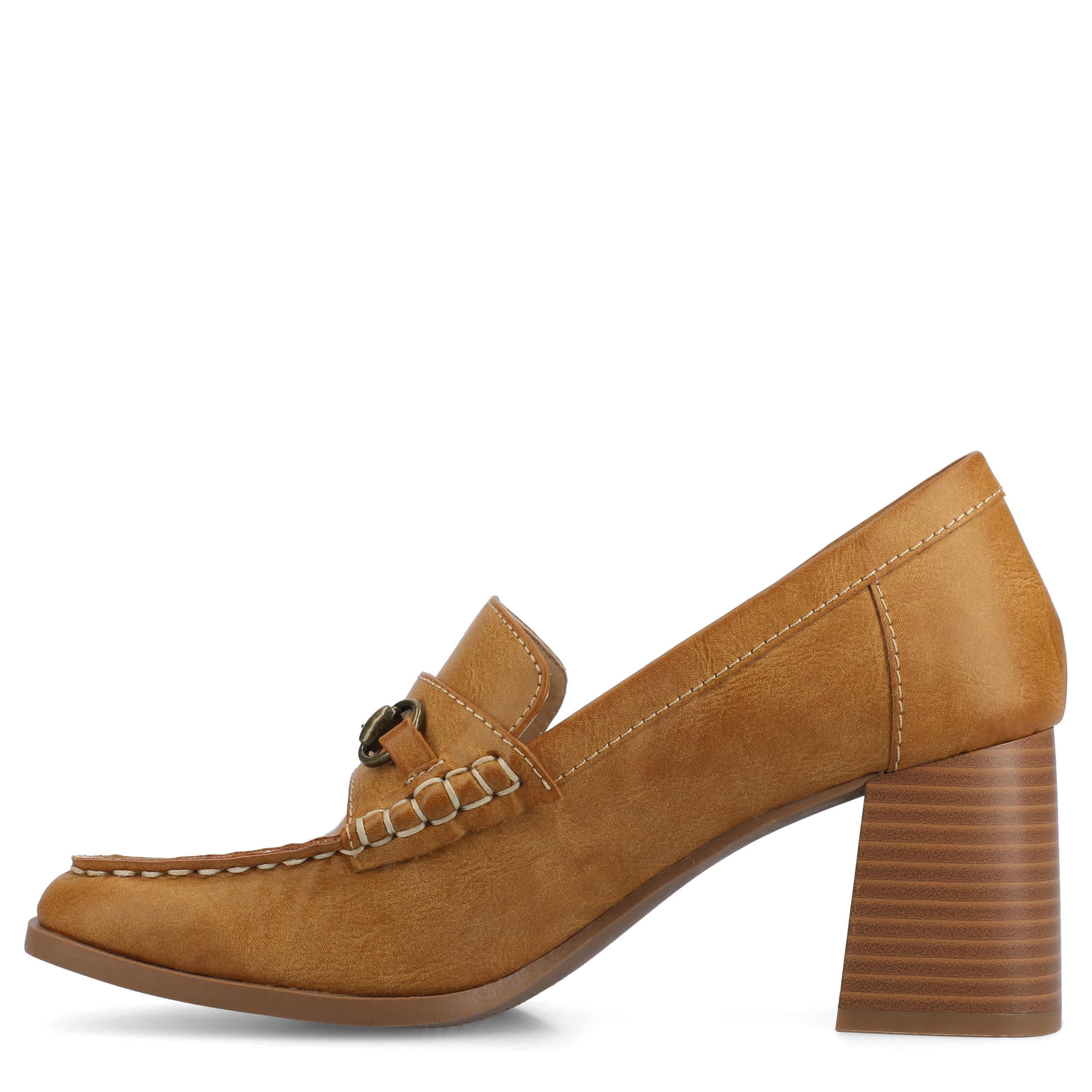 JOURNEE COLLECTION-WOMENS AISHA DRESS-TAN & 