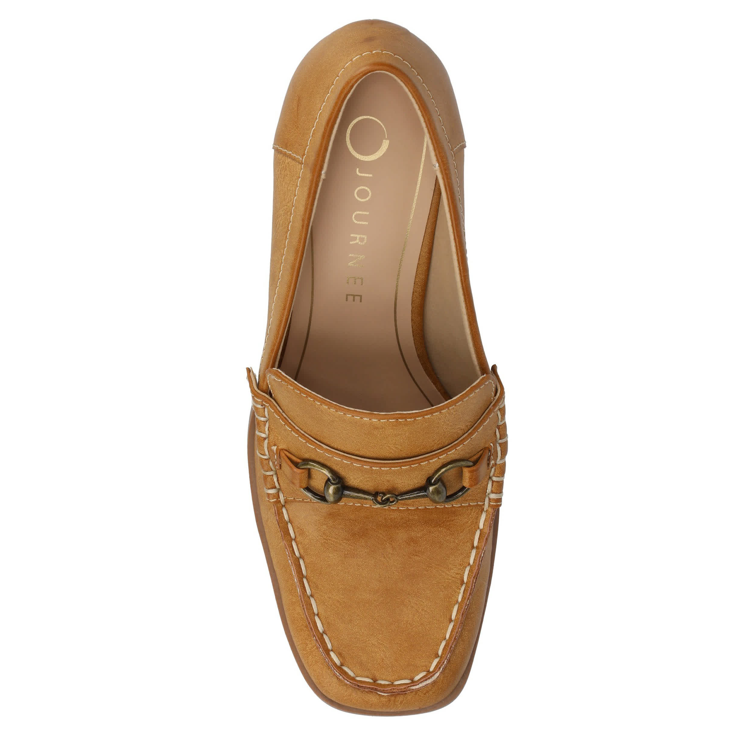JOURNEE COLLECTION-WOMENS AISHA DRESS-TAN & 