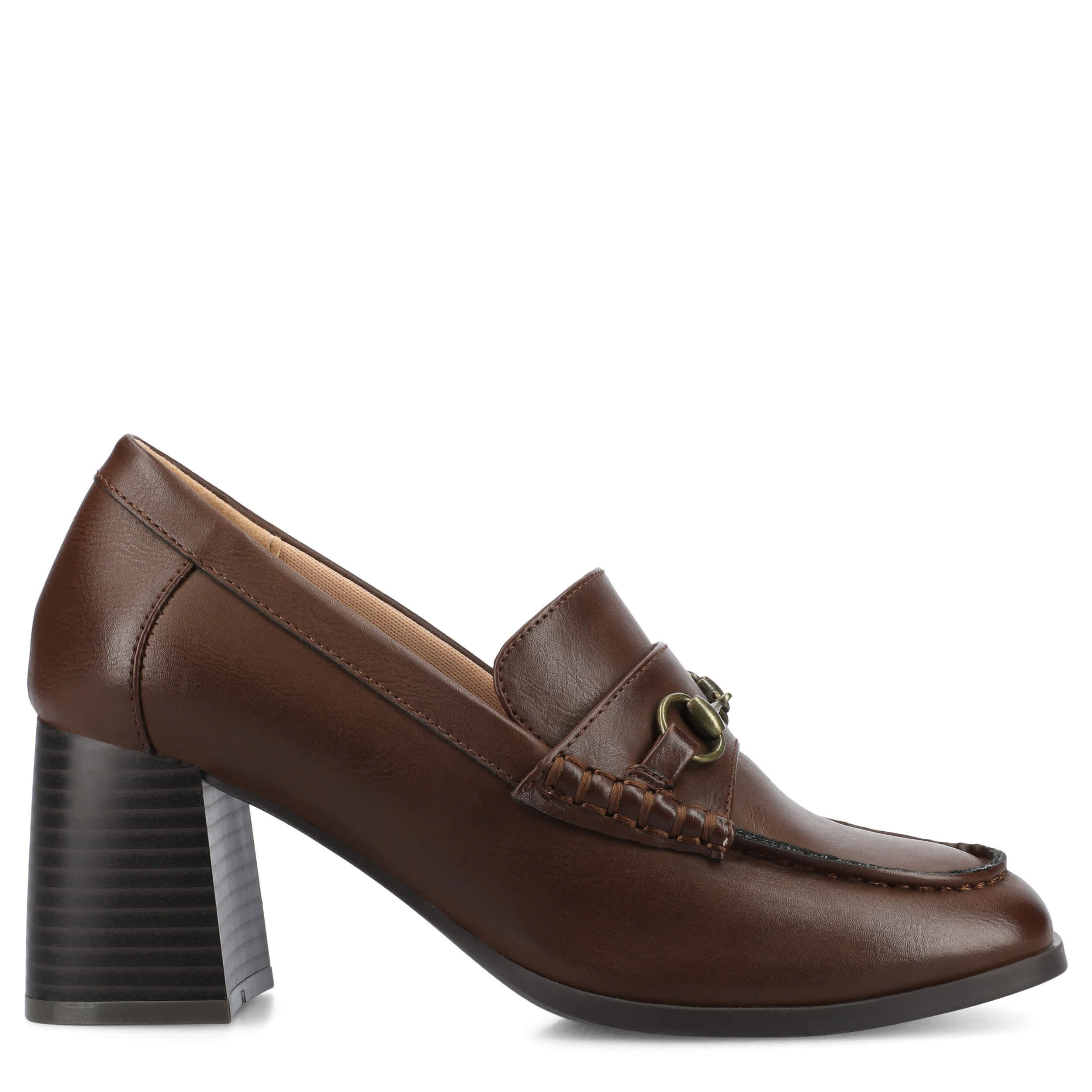 JOURNEE COLLECTION-WOMENS AISHA DRESS-CHOCOLATE & 
