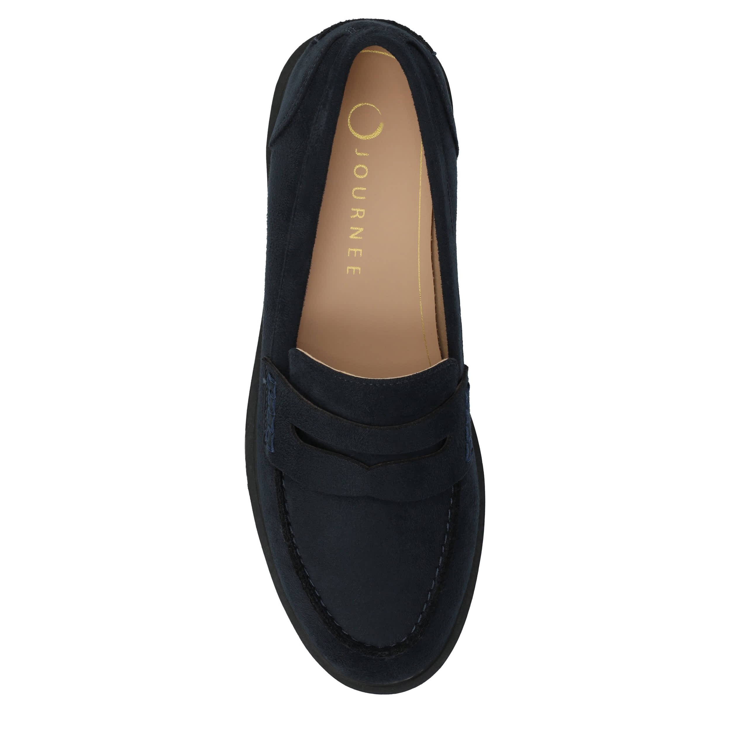 JOURNEE COLLECTION-WOMENS BROOKS LOAFER-NAVY & 
