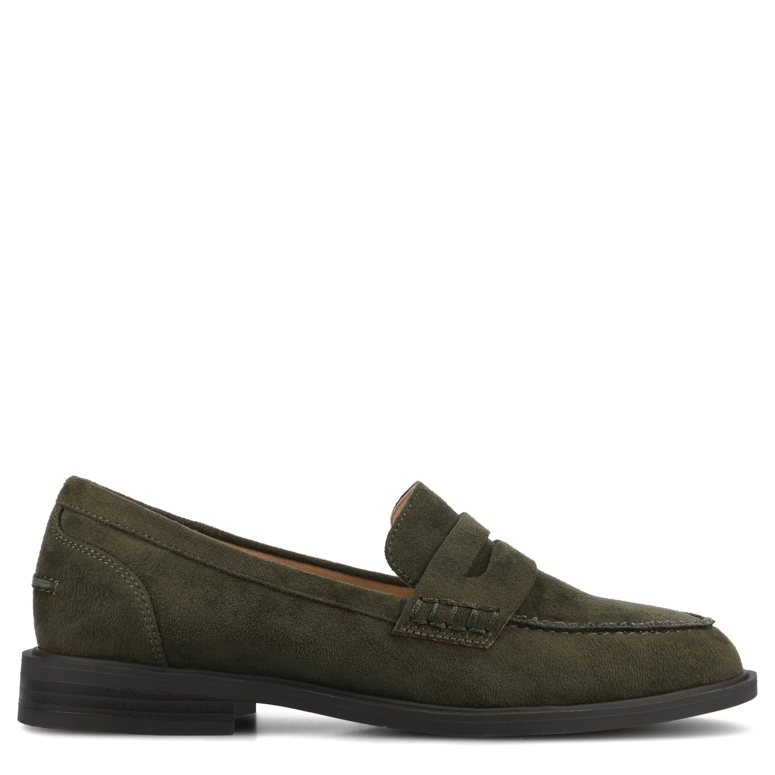 JOURNEE COLLECTION-WOMENS BROOKS LOAFER-OLIVE & 